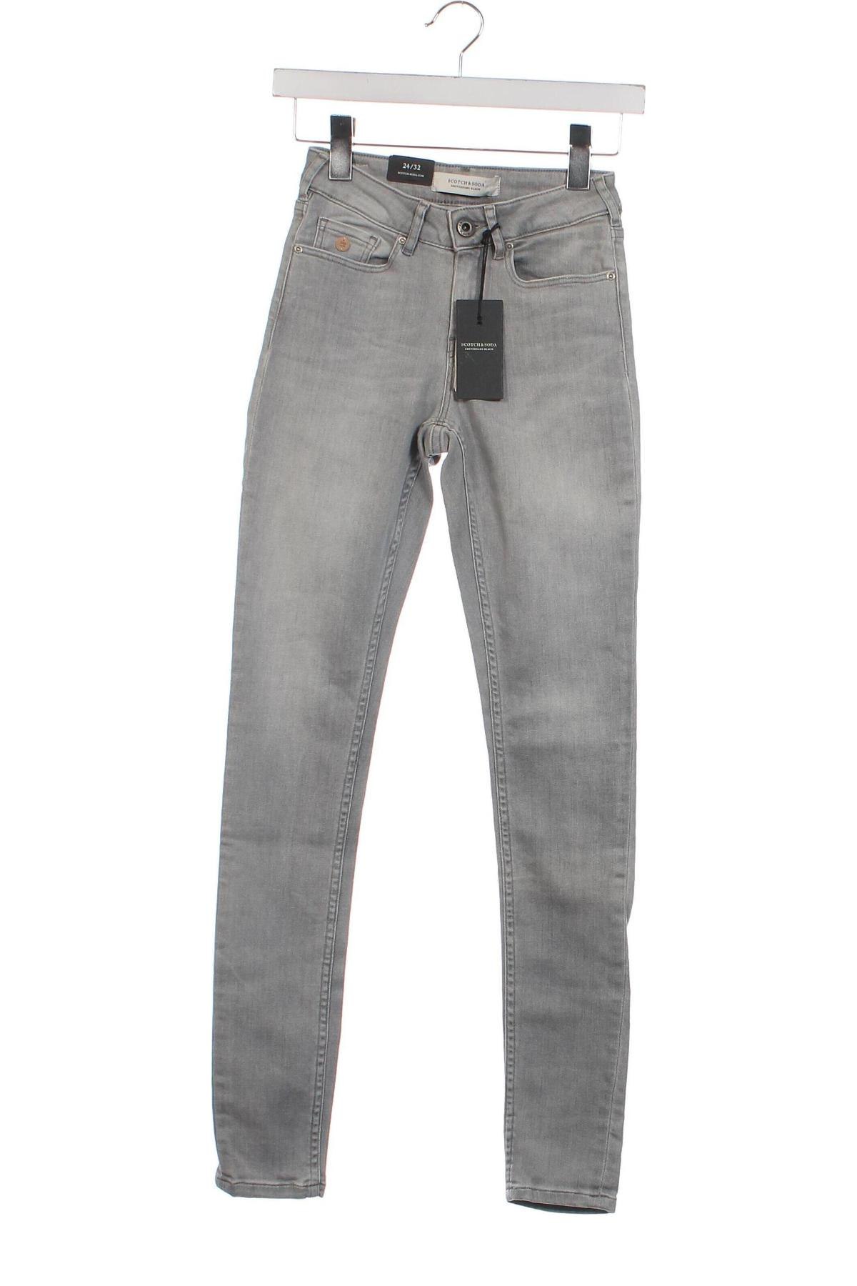 Damskie jeansy Scotch & Soda, Rozmiar XS, Kolor Szary, Cena 91,95 zł