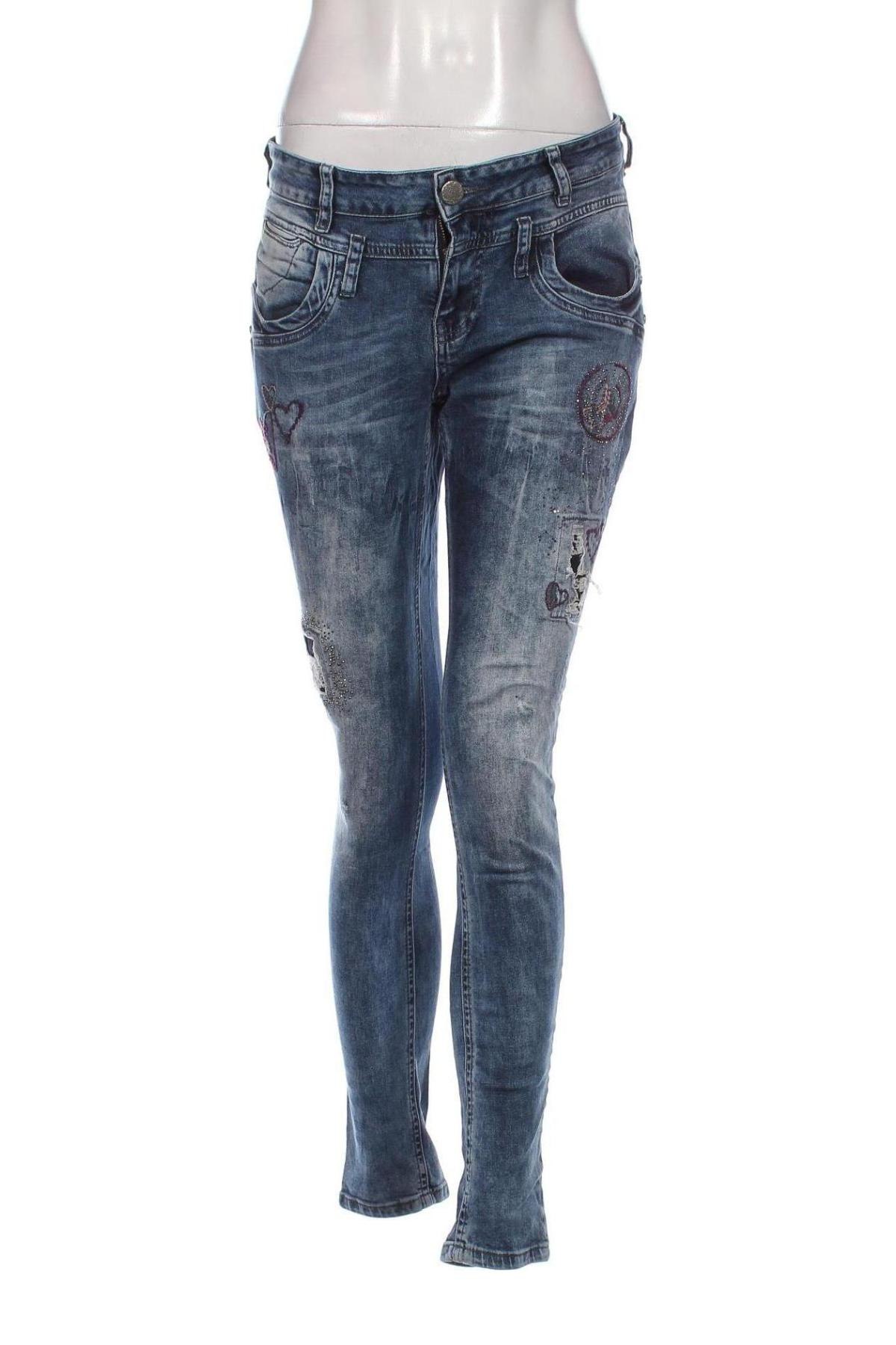 Damen Jeans Tredy, Größe S, Farbe Blau, Preis 6,49 €