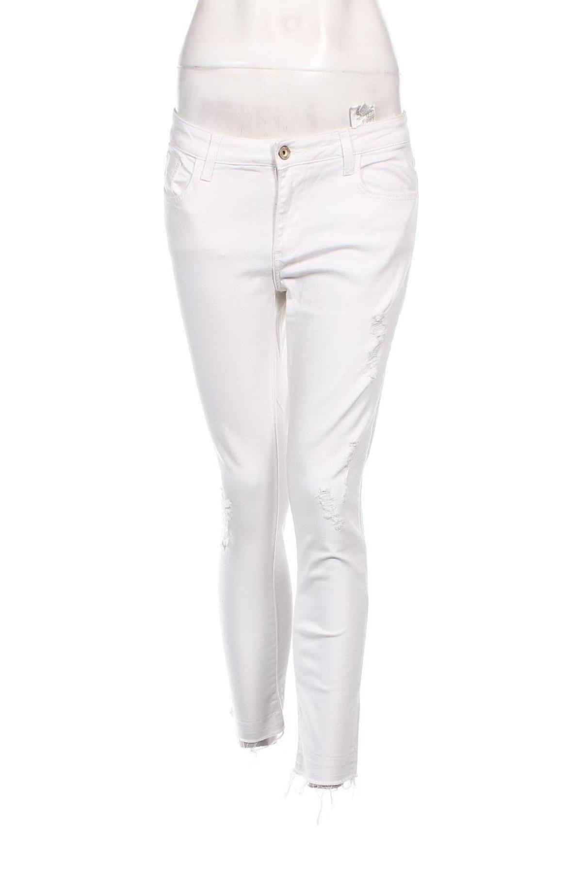 Damen Jeans Zara, Größe M, Farbe Weiß, Preis € 6,49