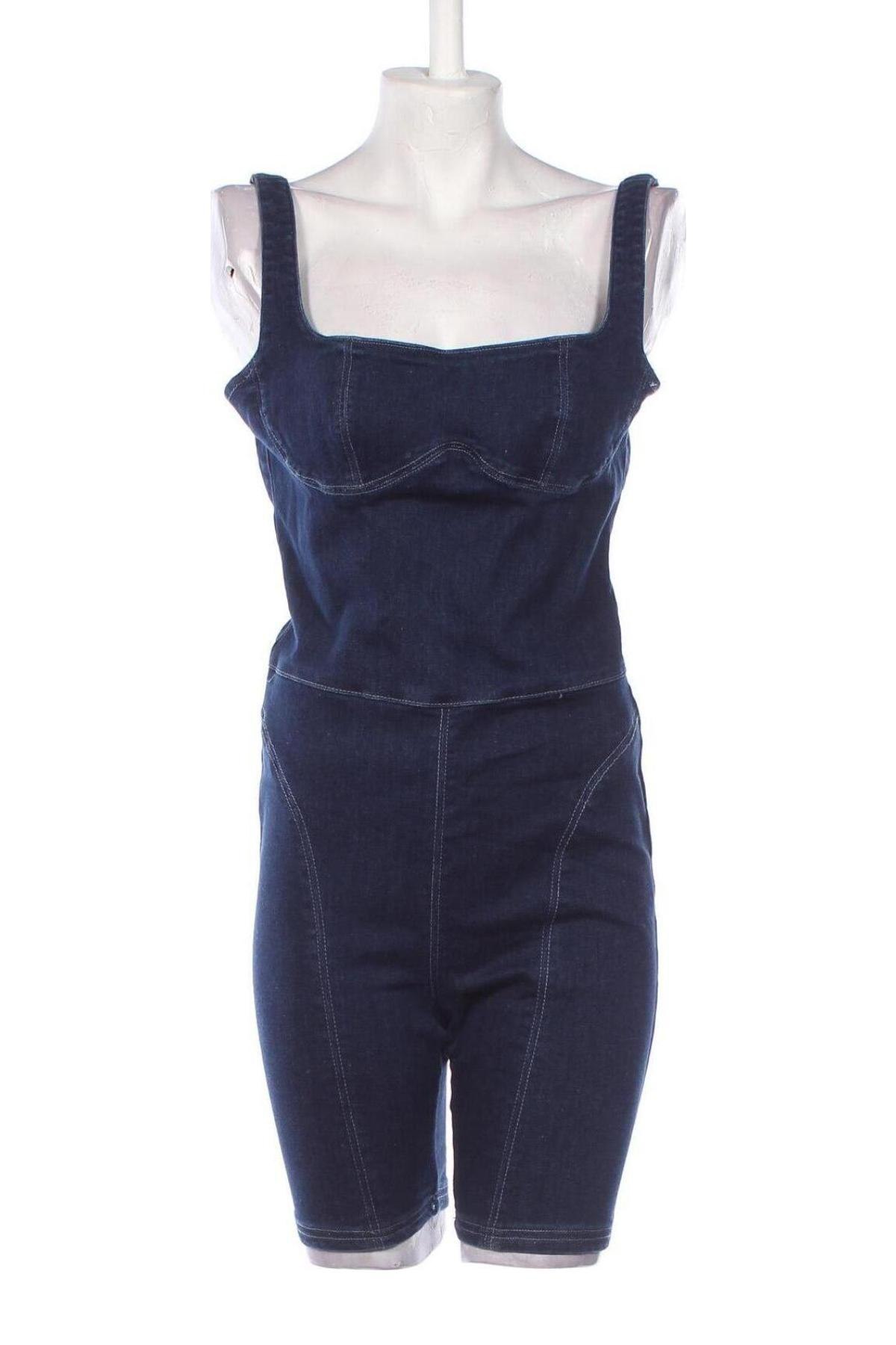 Damen Overall Bershka, Größe L, Farbe Blau, Preis 10,99 €