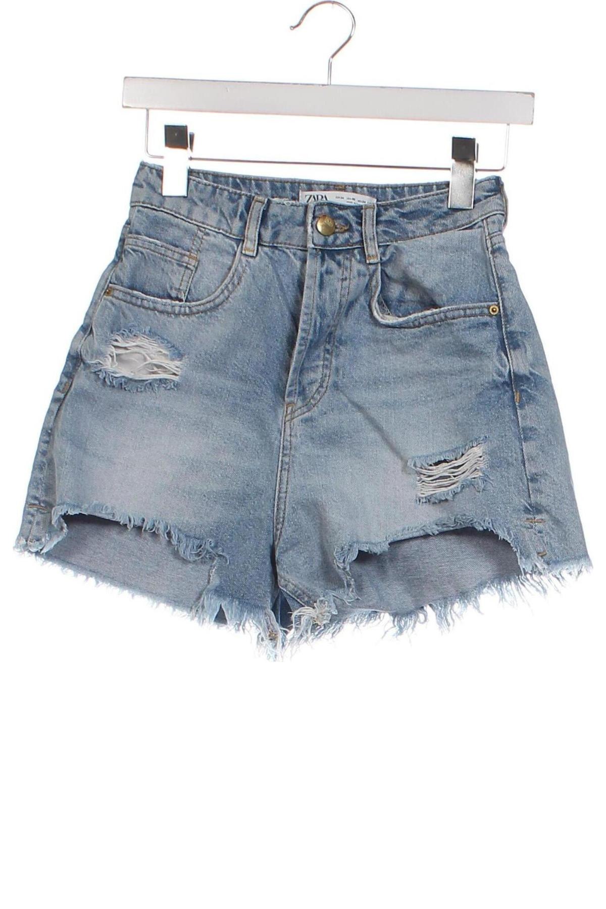 Damen Shorts Zara, Größe XXS, Farbe Blau, Preis € 12,28