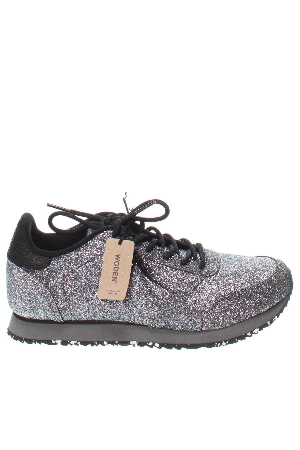 Damenschuhe Woden, Größe 37, Farbe Silber, Preis 19,99 €