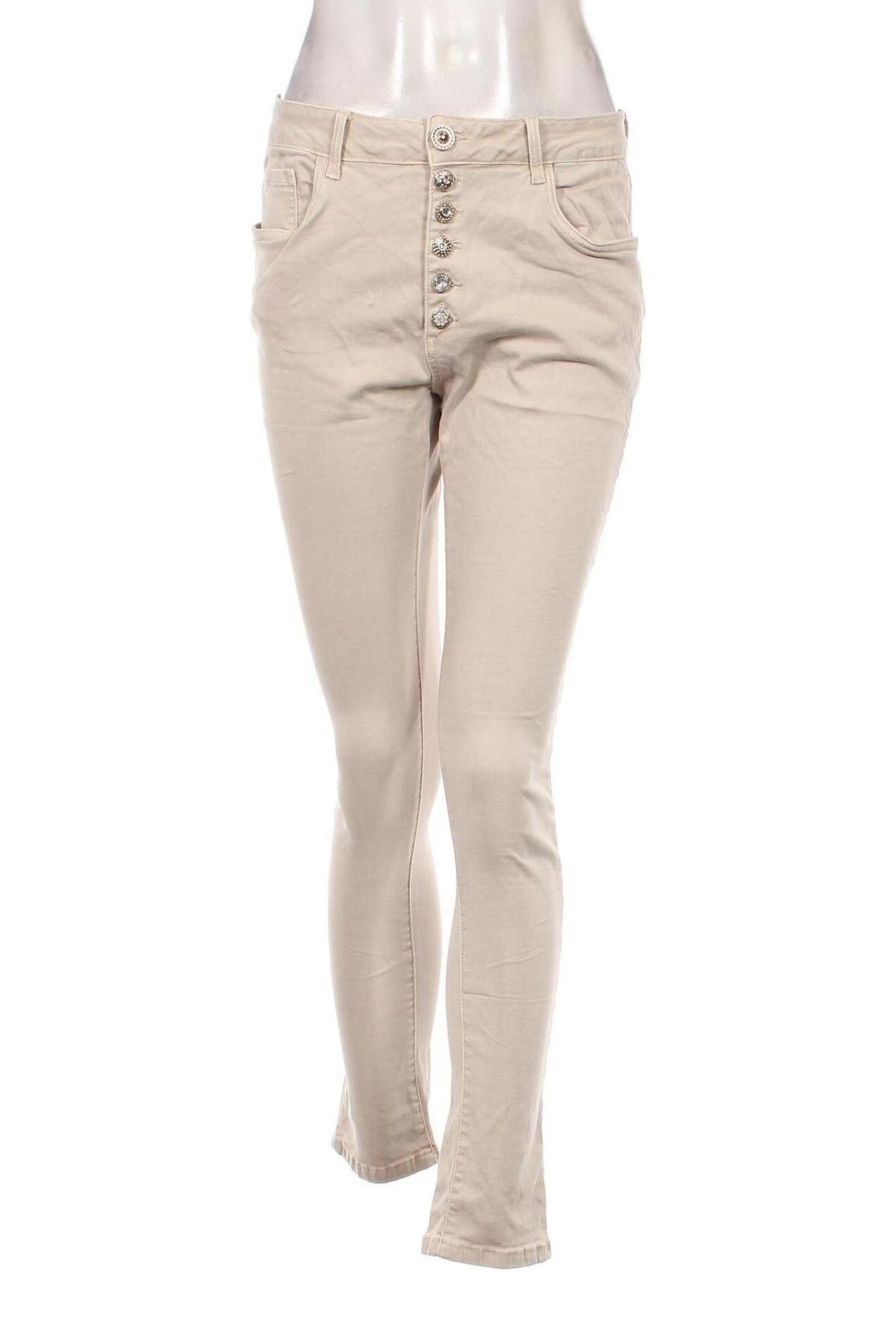 Damenhose Jewelly, Größe L, Farbe Beige, Preis 7,99 €