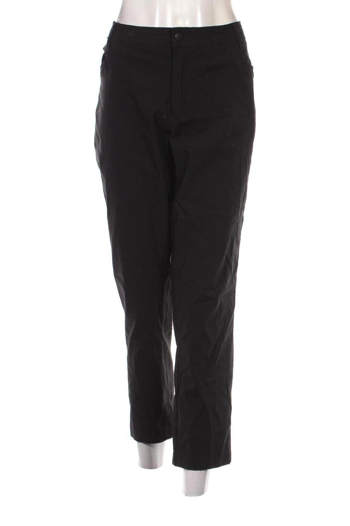 Pantaloni de femei Laura Torelli, Mărime XL, Culoare Negru, Preț 34,99 Lei