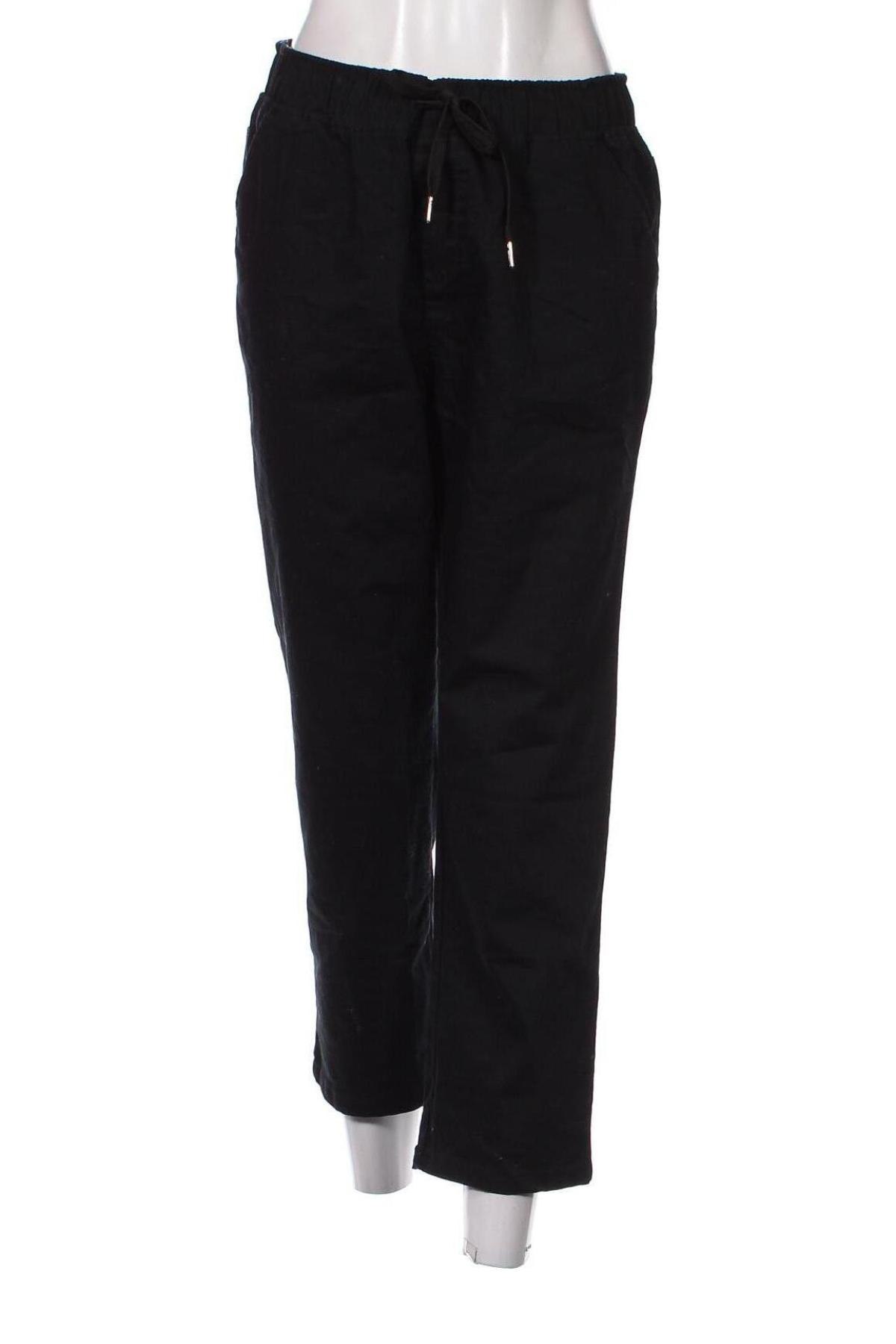 Pantaloni de femei Laura Torelli, Mărime S, Culoare Negru, Preț 27,99 Lei