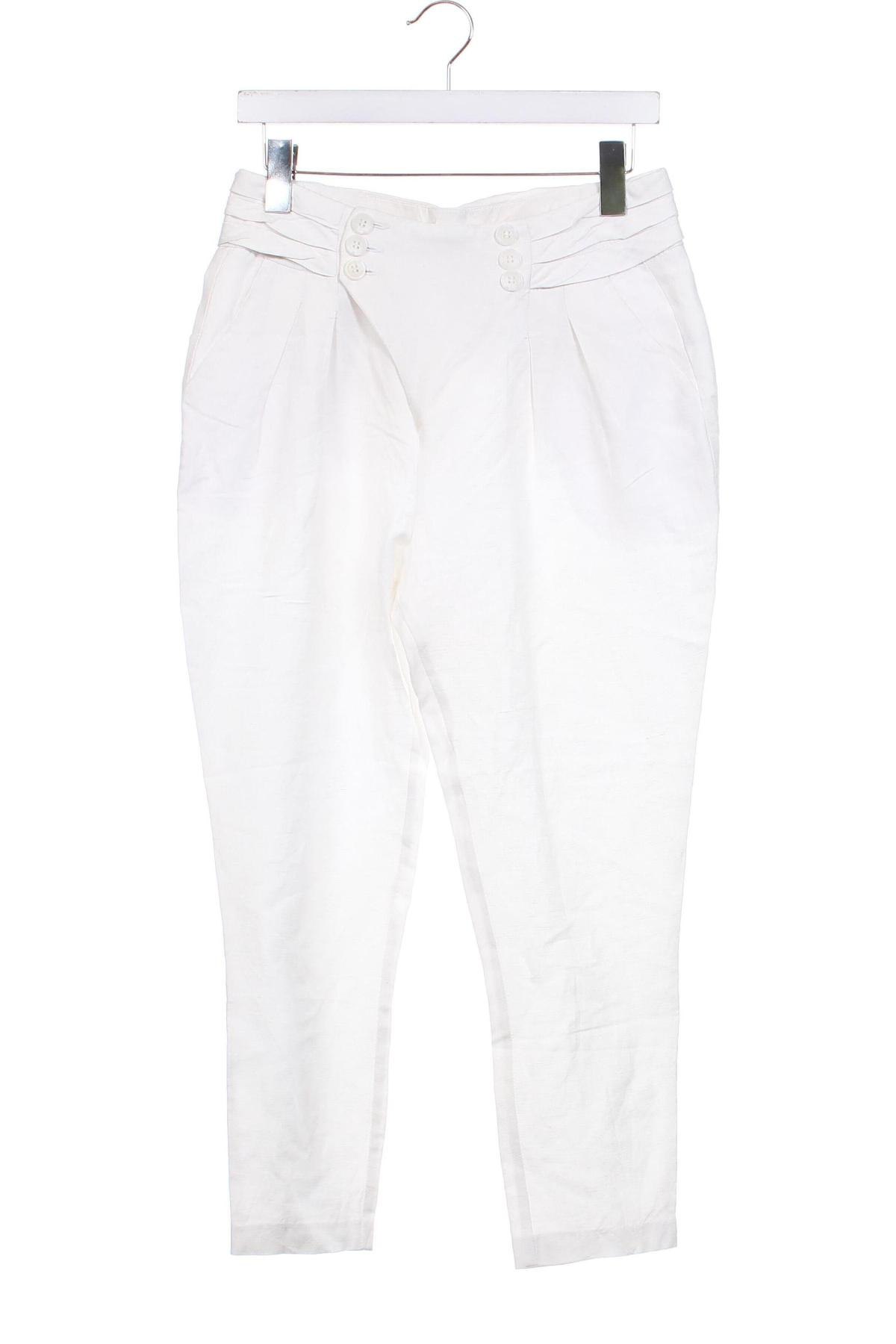 Pantaloni de femei Made For Loving, Mărime S, Culoare Alb, Preț 51,99 Lei