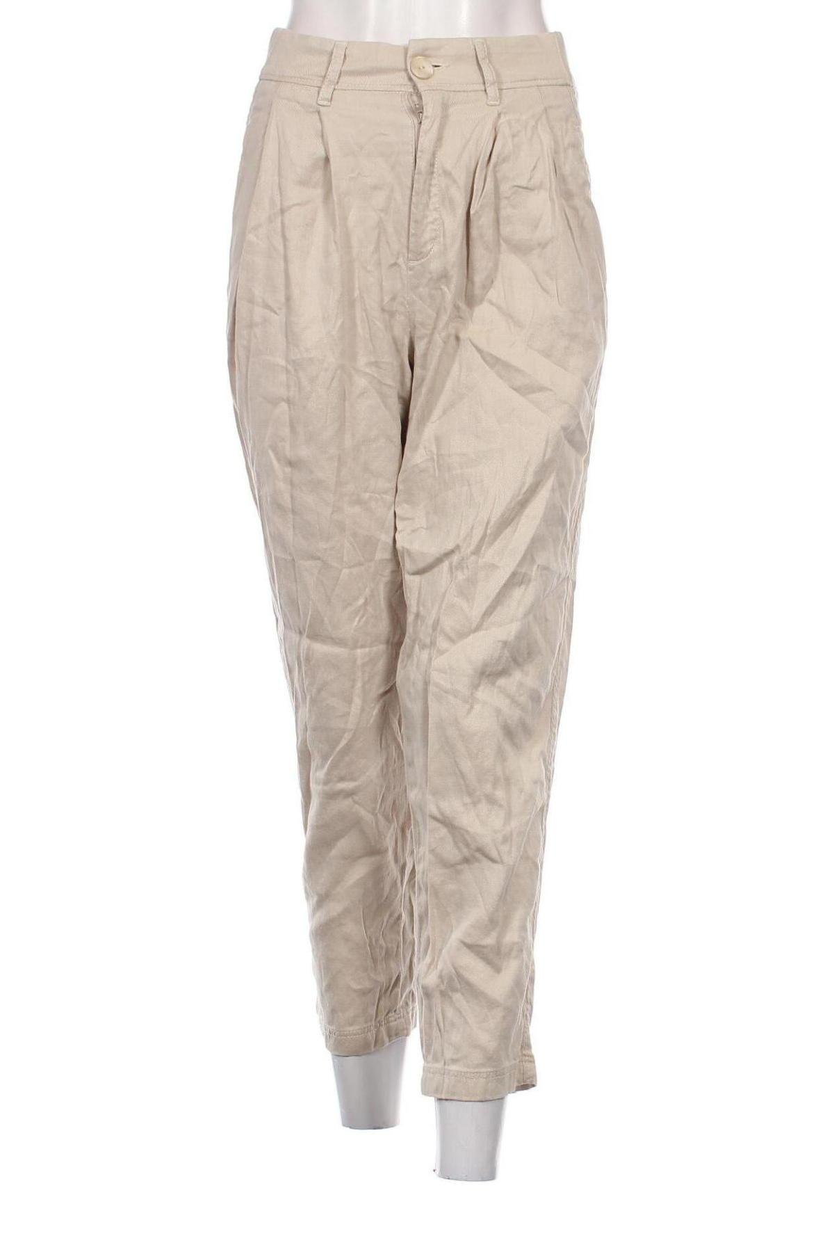 Pantaloni de femei Massimo Dutti, Mărime S, Culoare Bej, Preț 58,99 Lei