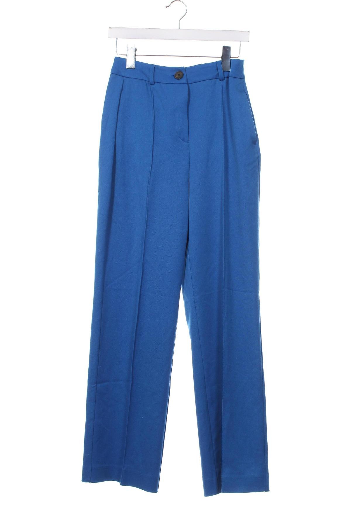 Pantaloni de femei Reserved, Mărime XS, Culoare Albastru, Preț 102,88 Lei