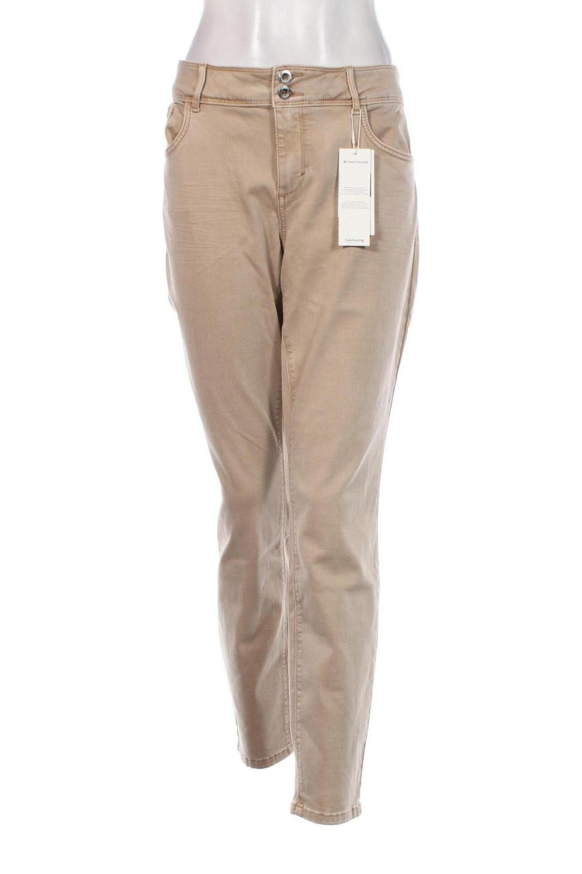 Damenhose Tom Tailor, Größe M, Farbe Beige, Preis 13,99 €