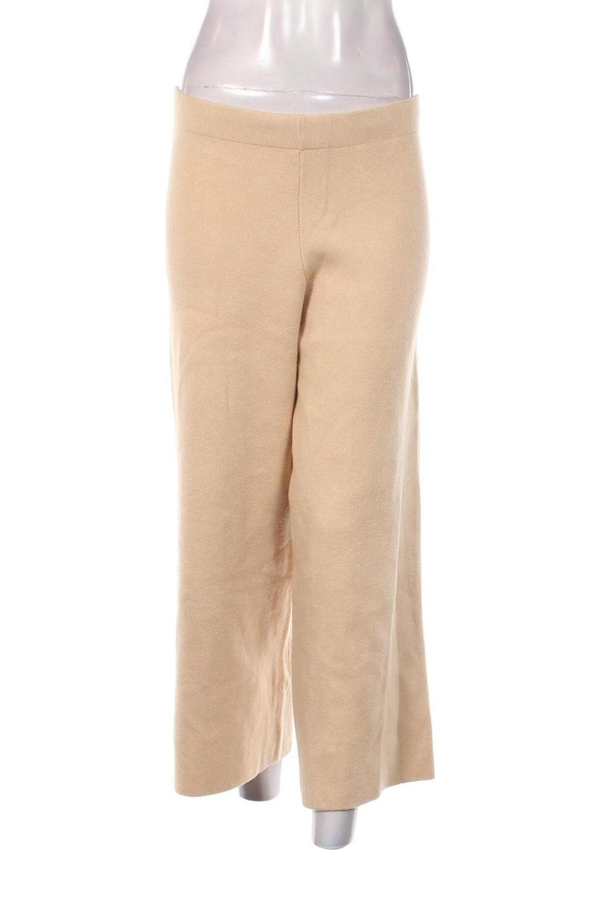 Damenhose Zara, Größe S, Farbe Ecru, Preis 13,81 €