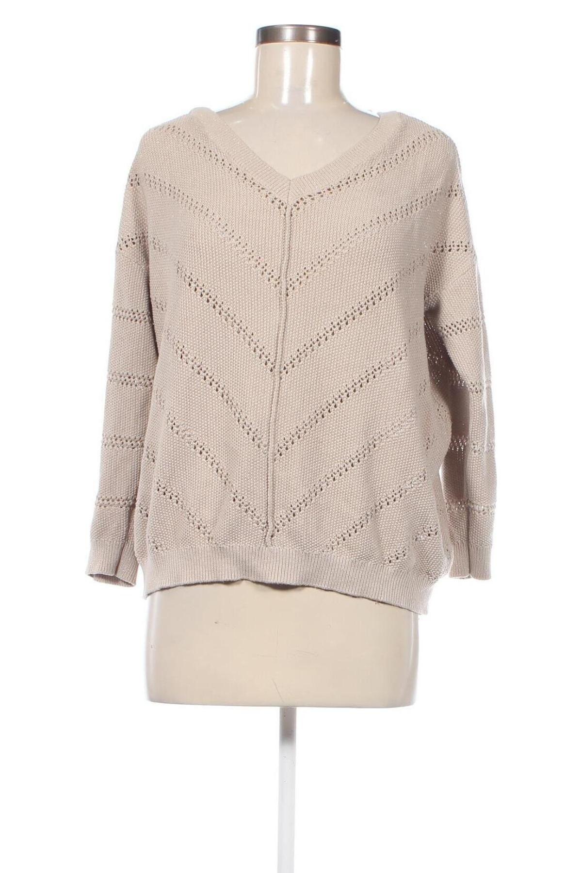 Damenpullover, Größe M, Farbe Beige, Preis 6,99 €