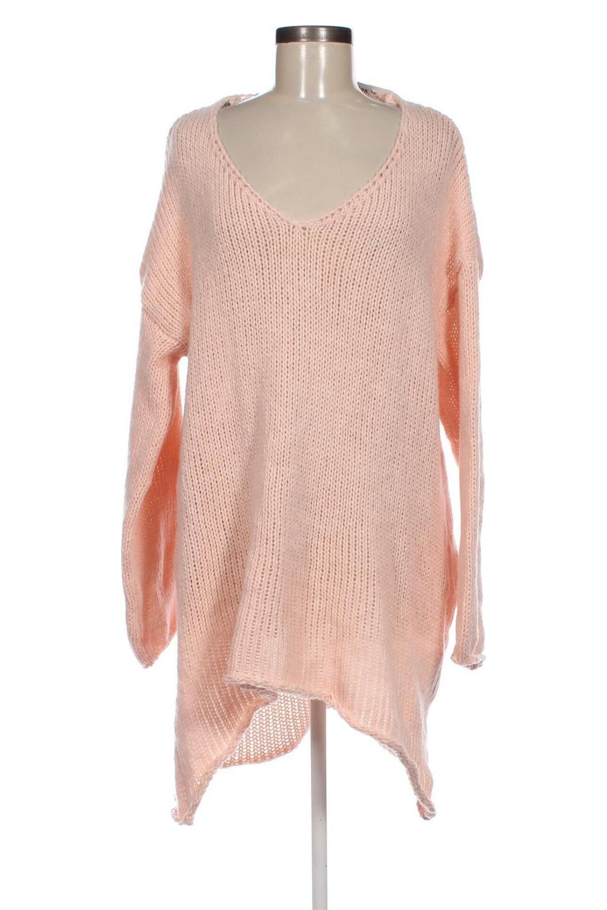 Damenpullover, Größe 4XL, Farbe Rosa, Preis € 9,49