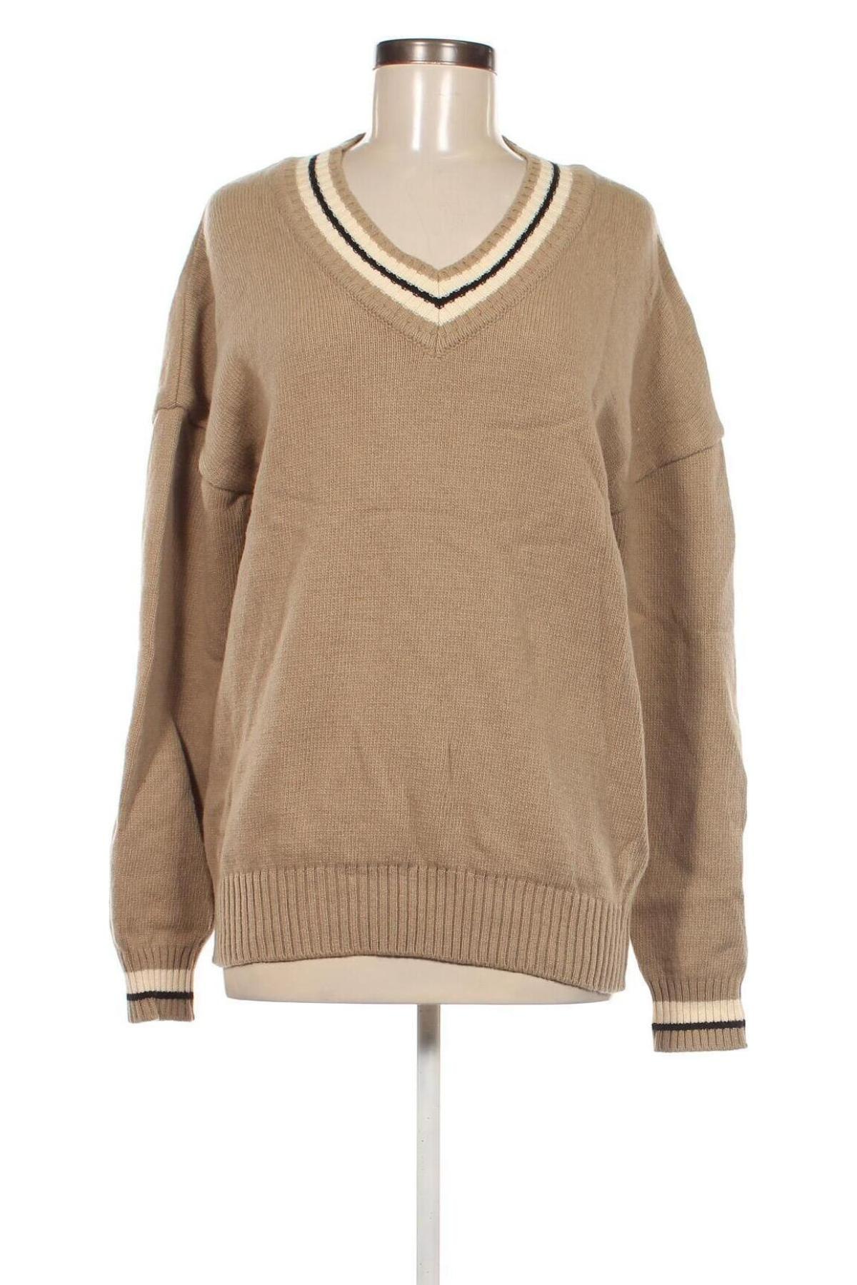 Damenpullover DRAWFIT, Größe M, Farbe Beige, Preis € 10,49