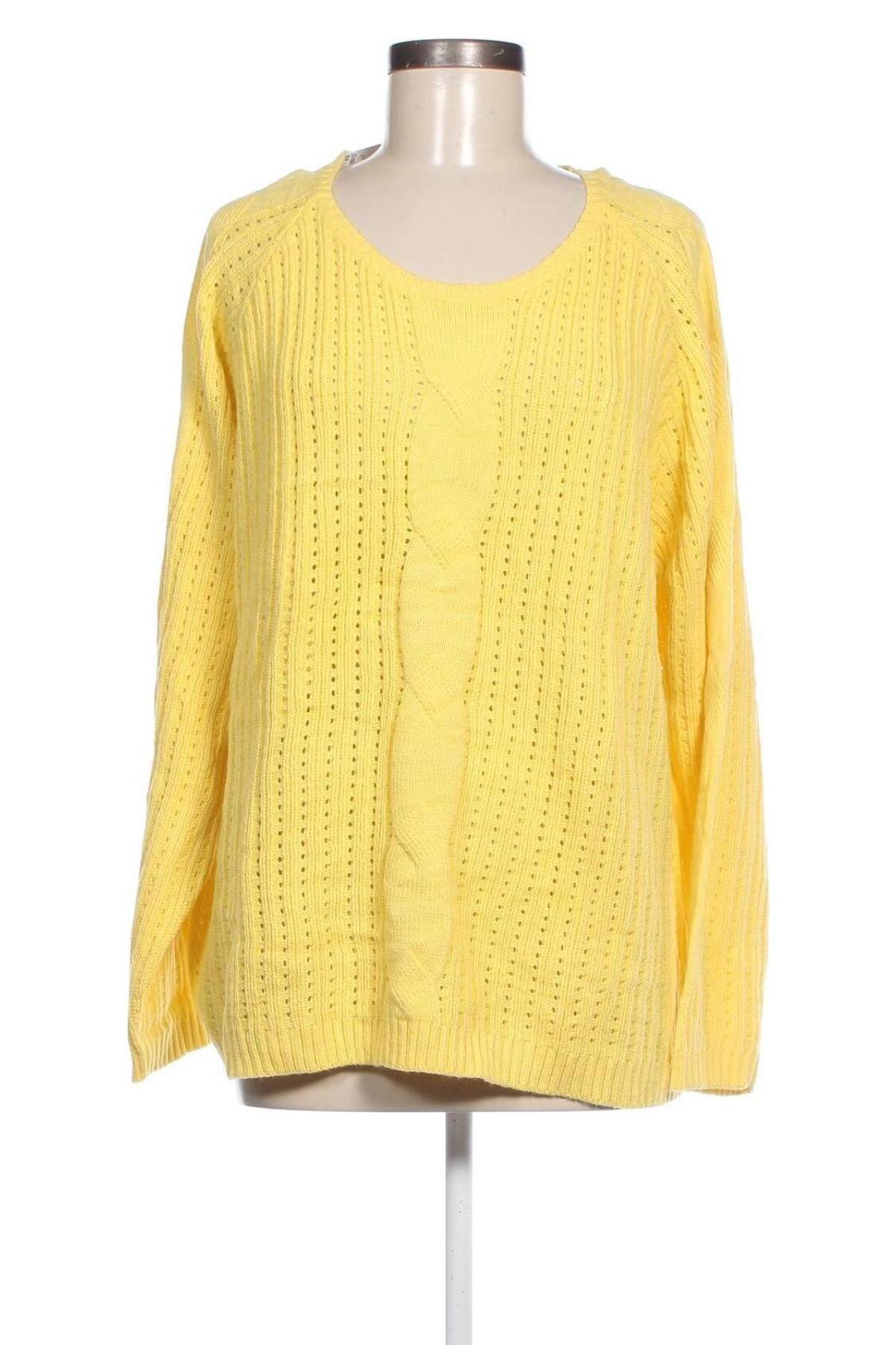 Damski sweter Damart, Rozmiar 3XL, Kolor Żółty, Cena 37,99 zł