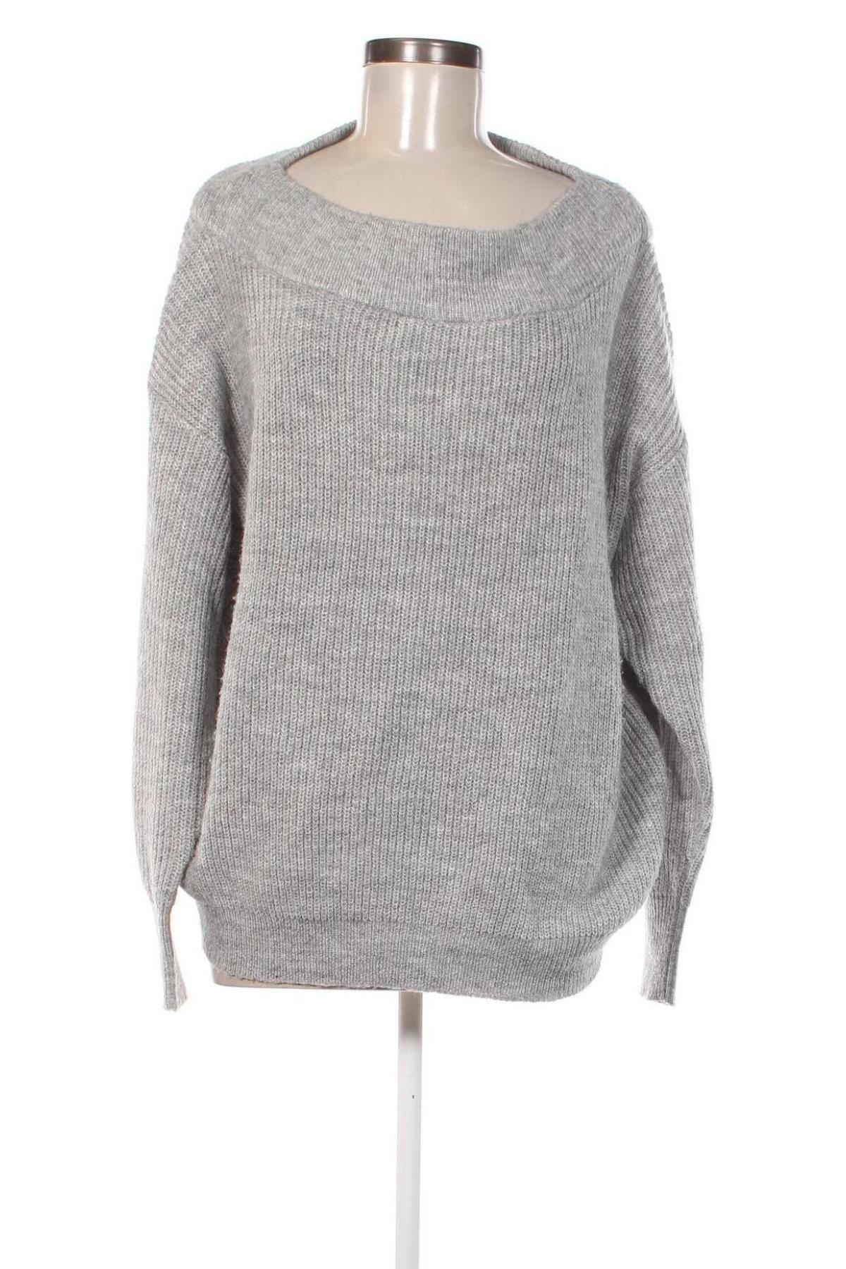 Damenpullover Janina, Größe M, Farbe Grau, Preis 6,99 €