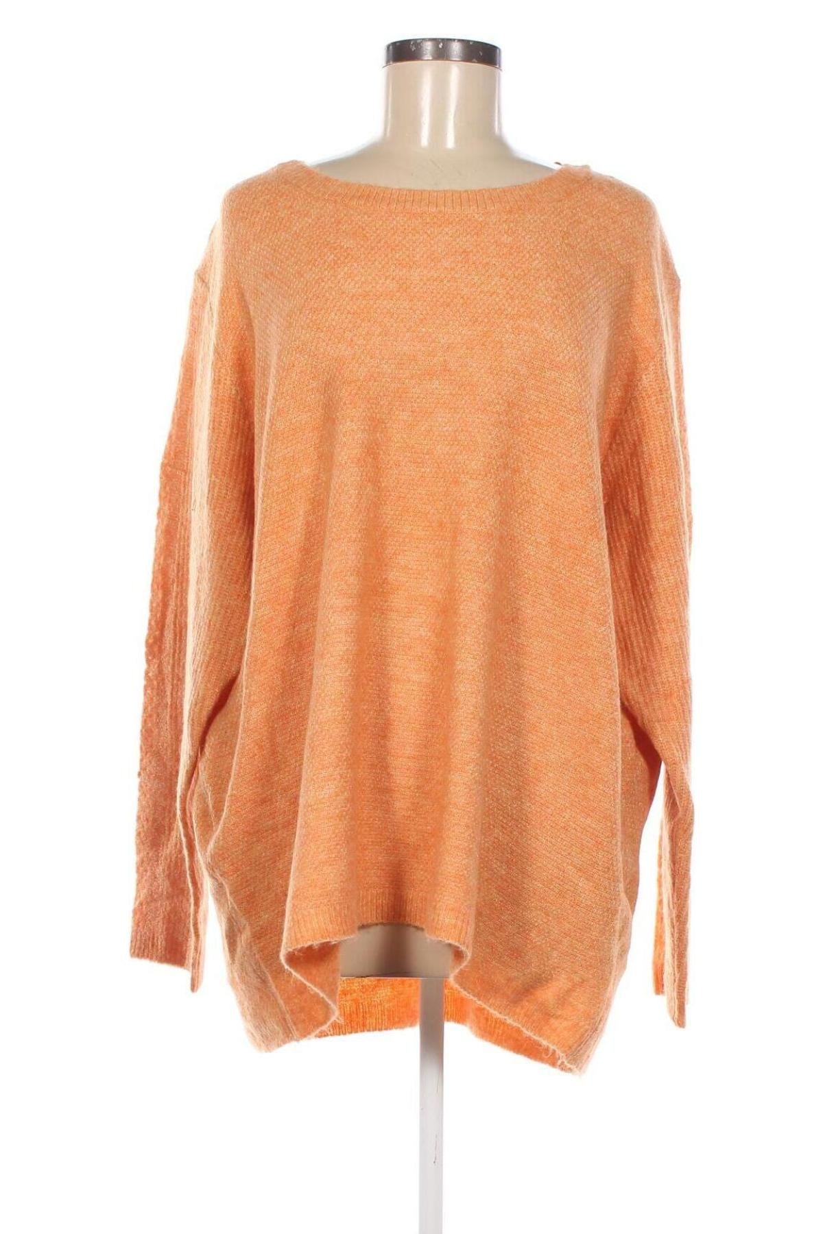 Damenpullover Laura Torelli, Größe 3XL, Farbe Orange, Preis 10,49 €