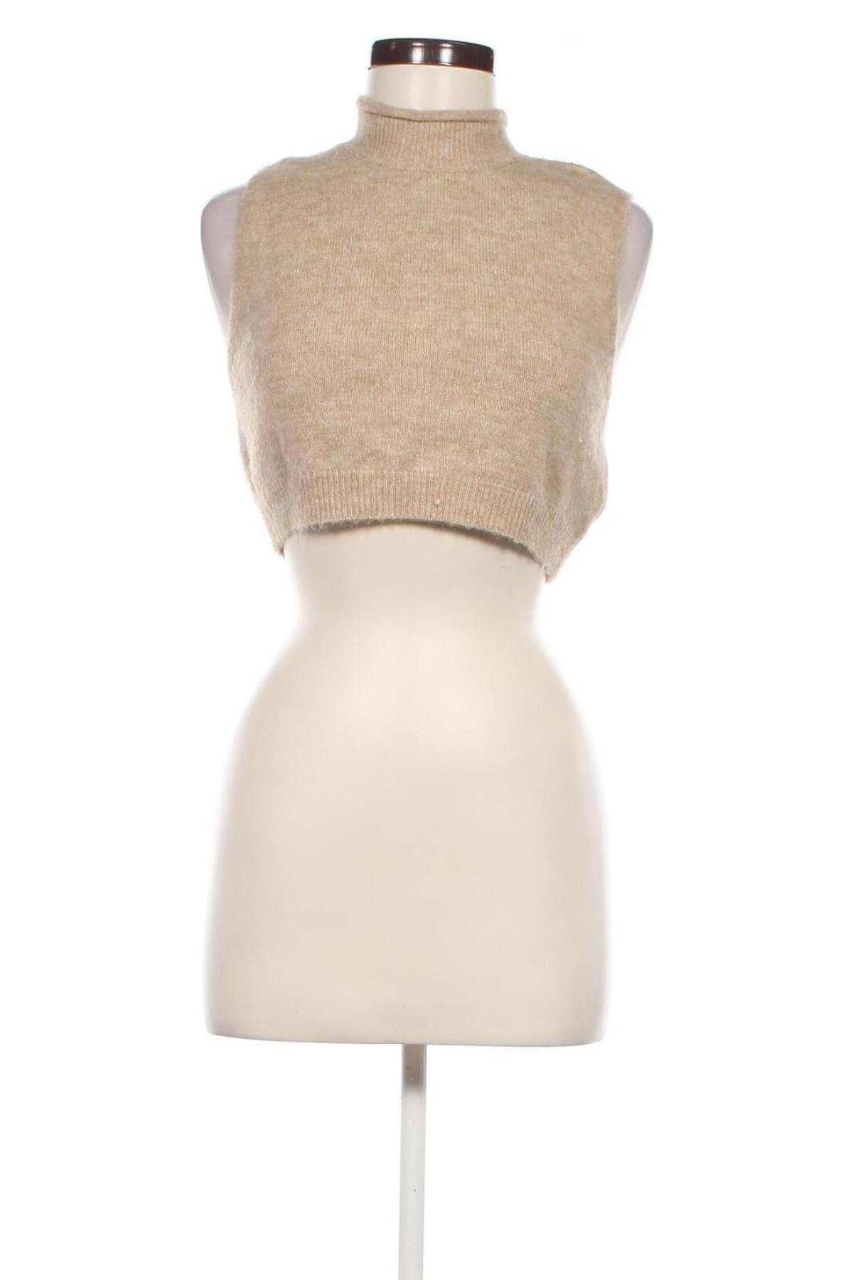 Damenpullover Pieces, Größe M, Farbe Beige, Preis 9,99 €