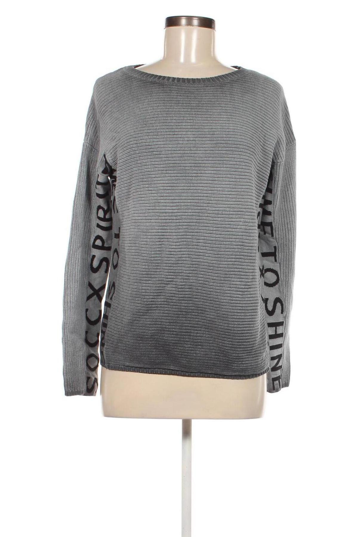 Damenpullover Soccx, Größe M, Farbe Grau, Preis 19,99 €