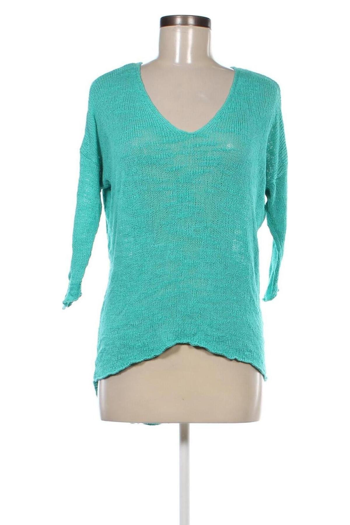 Damenpullover Zara Knitwear, Größe M, Farbe Grün, Preis 18,79 €