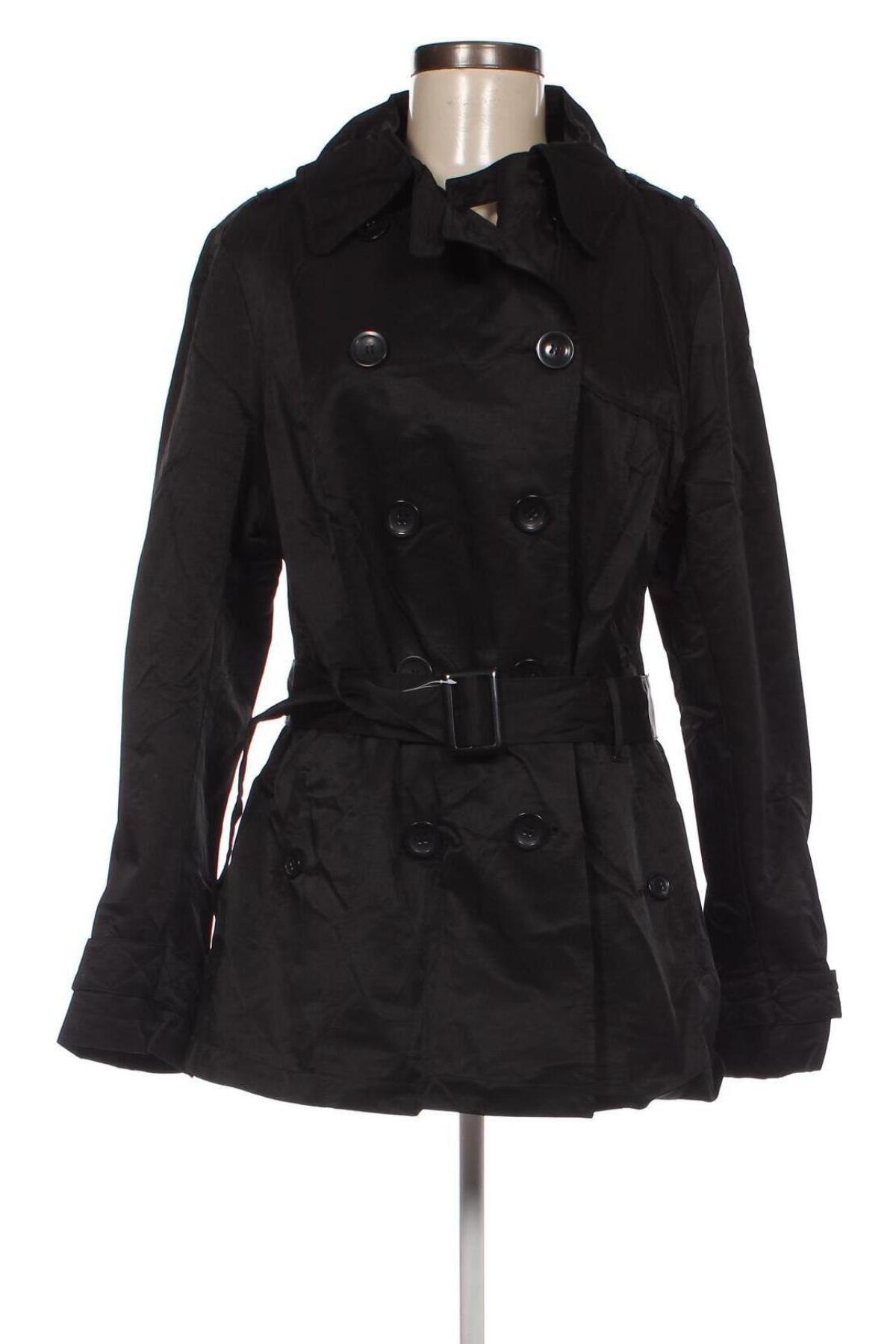 Trench de femei, Mărime M, Culoare Negru, Preț 42,99 Lei