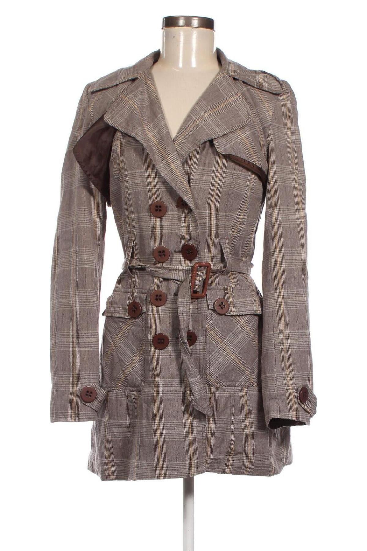 Damen Trench Coat Emoi By Emonite, Größe L, Farbe Grau, Preis € 34,99