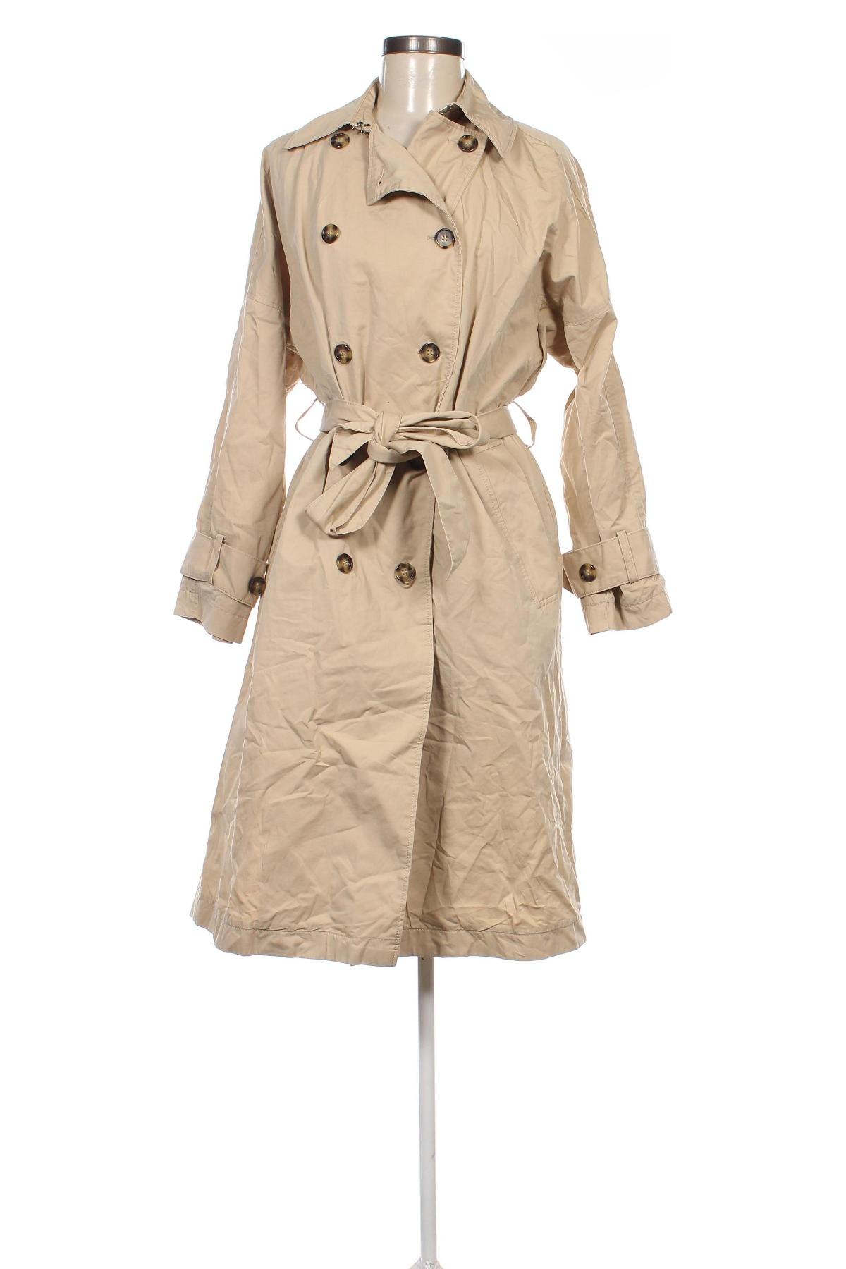 Damen Trench Coat H&M, Größe XS, Farbe Beige, Preis € 52,19