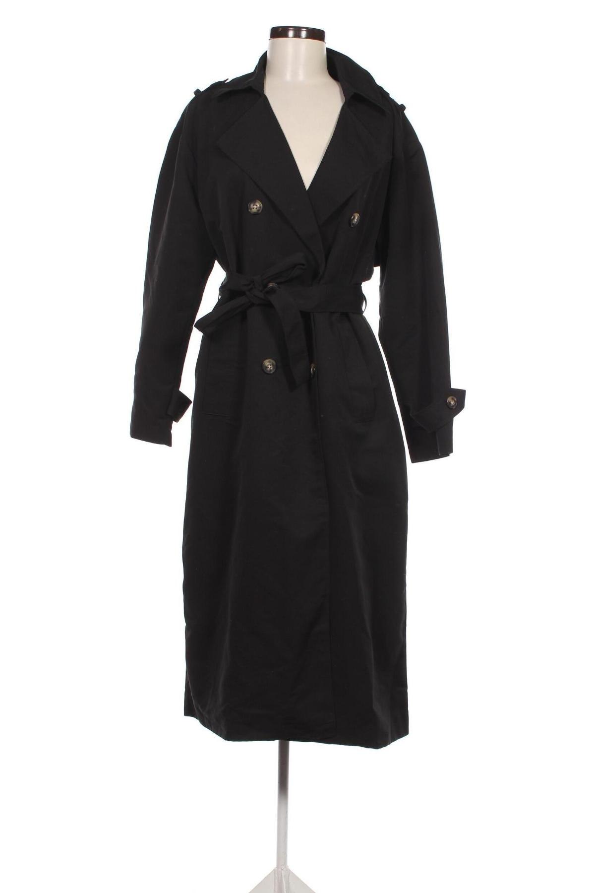 Damen Trenchcoat Vero Moda, Größe S, Farbe Schwarz, Preis 17,99 €