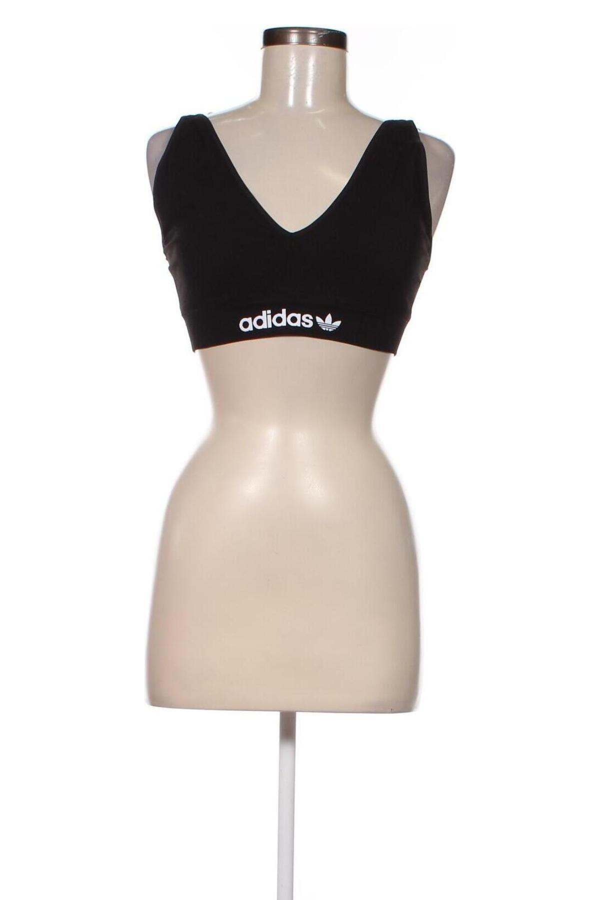 Damen Sporttop Adidas Originals, Größe L, Farbe Schwarz, Preis € 9,49