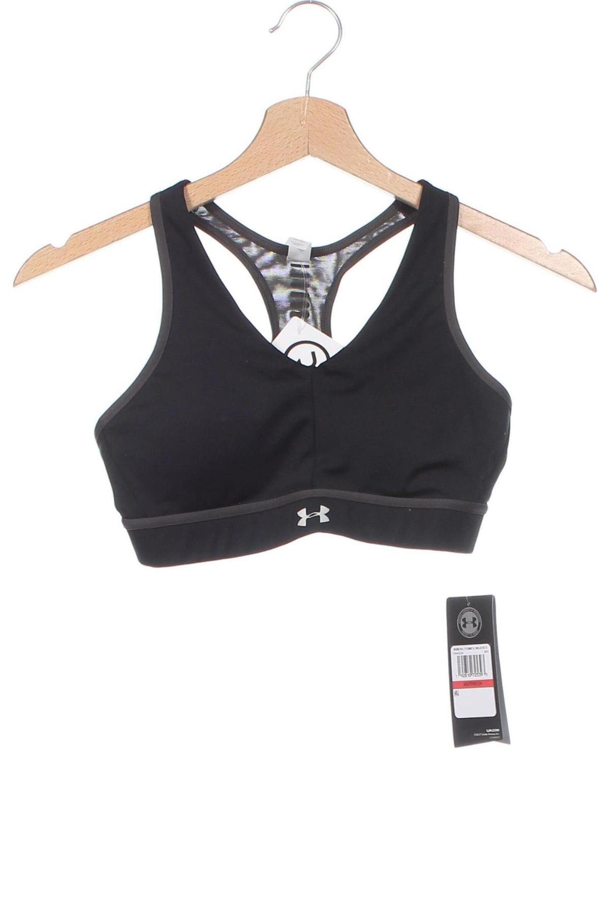 Damen Sporttop Under Armour, Größe XS, Farbe Schwarz, Preis 19,99 €