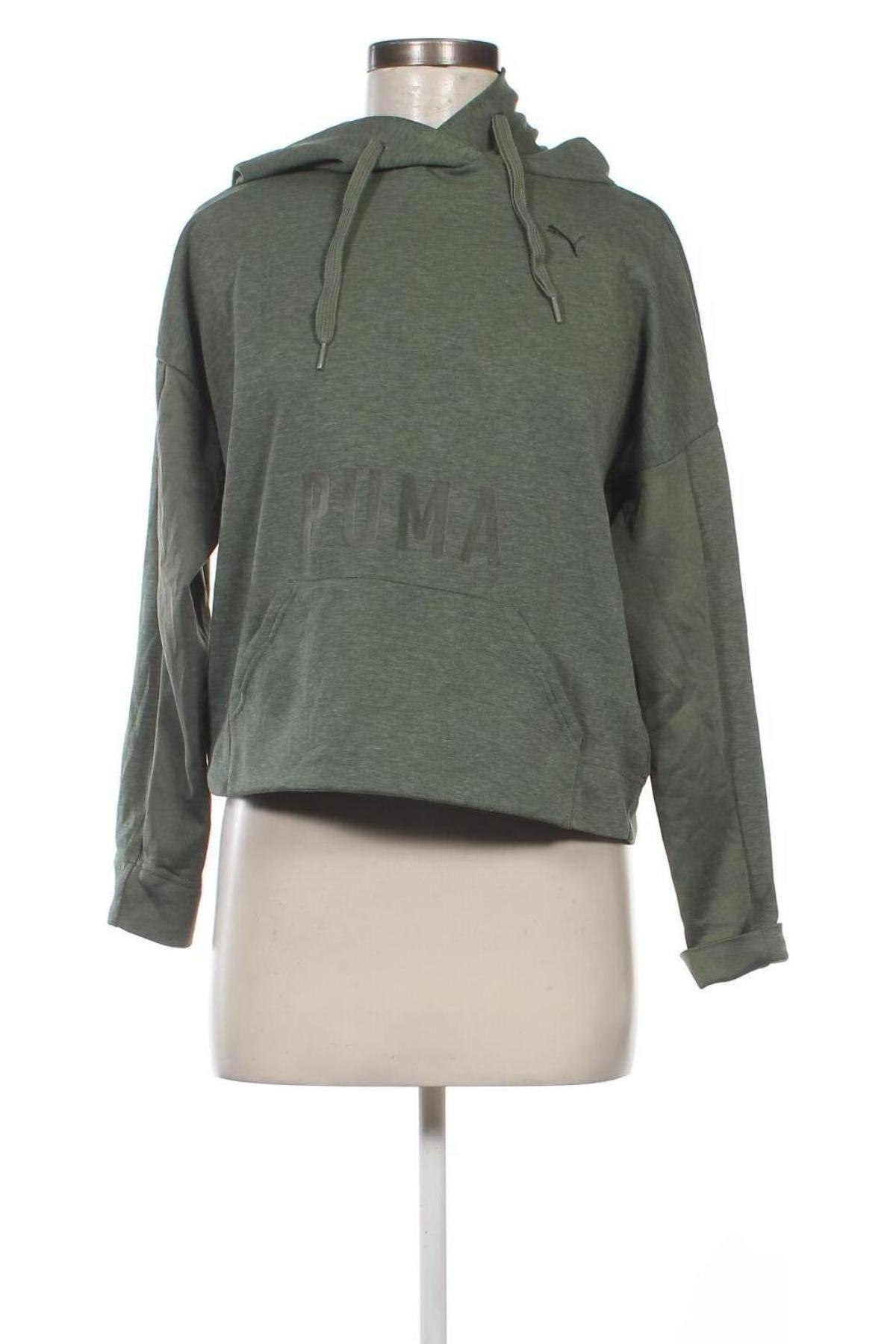 Damen Sweatshirt PUMA, Größe XS, Farbe Grün, Preis 33,40 €