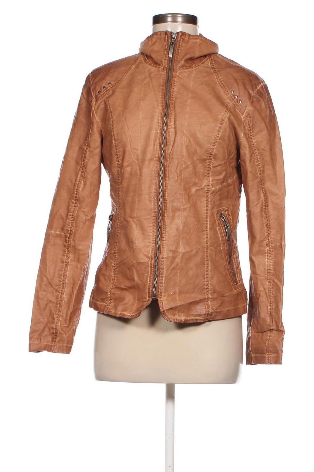 Damen Lederjacke Canda, Größe M, Farbe Braun, Preis € 12,49