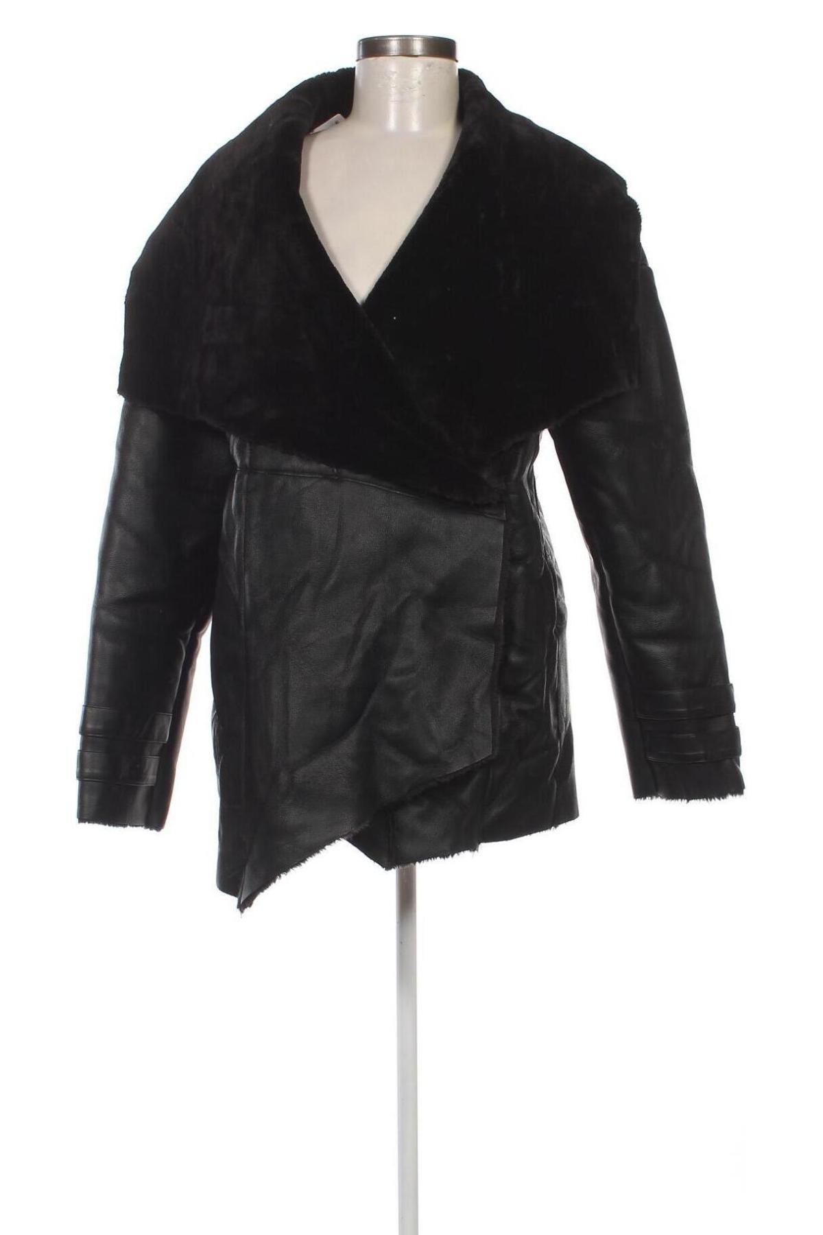 Damen Lederjacke Missguided, Größe M, Farbe Schwarz, Preis € 18,99