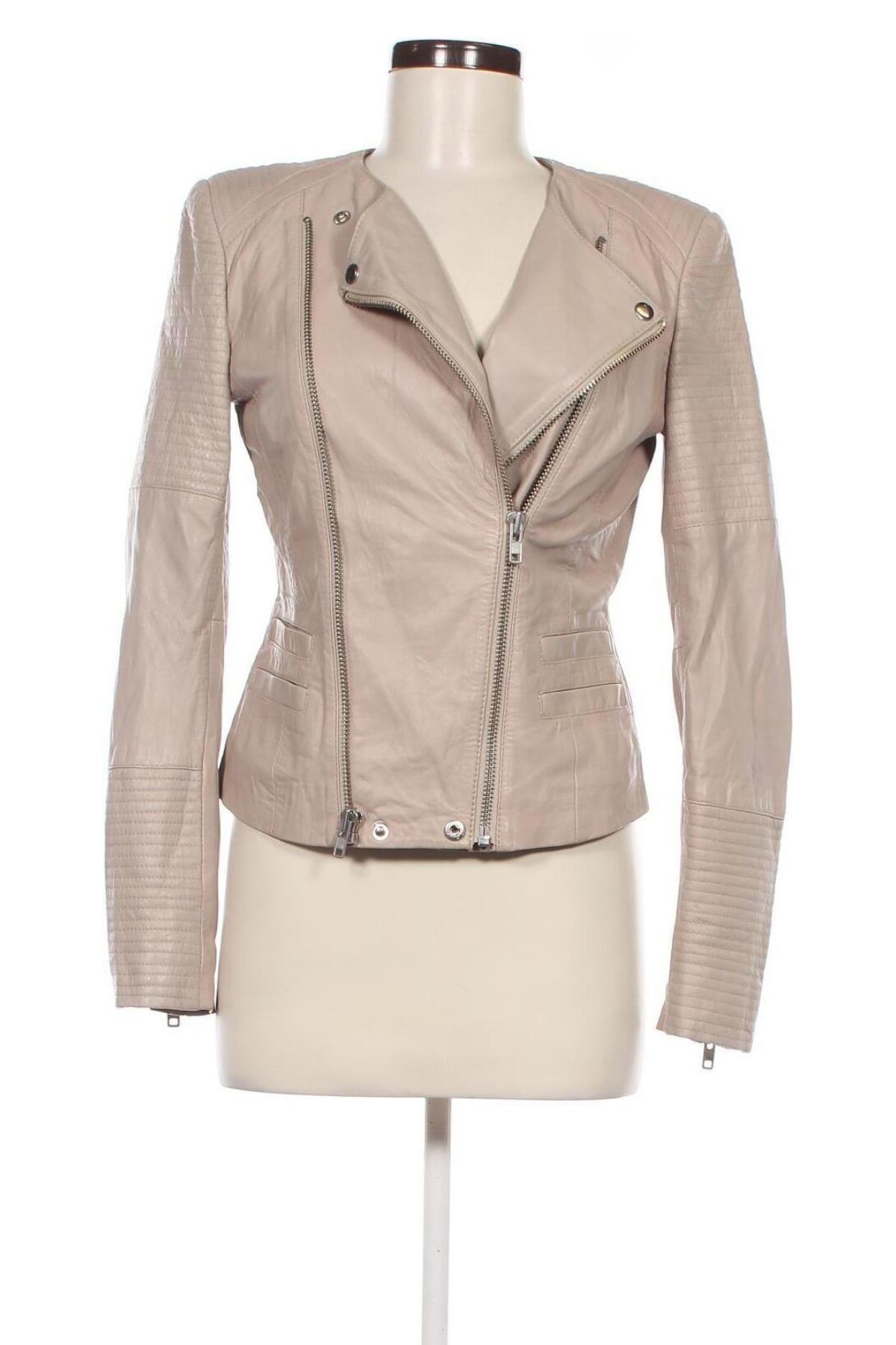 Damen Lederjacke Set, Größe S, Farbe Beige, Preis € 157,27