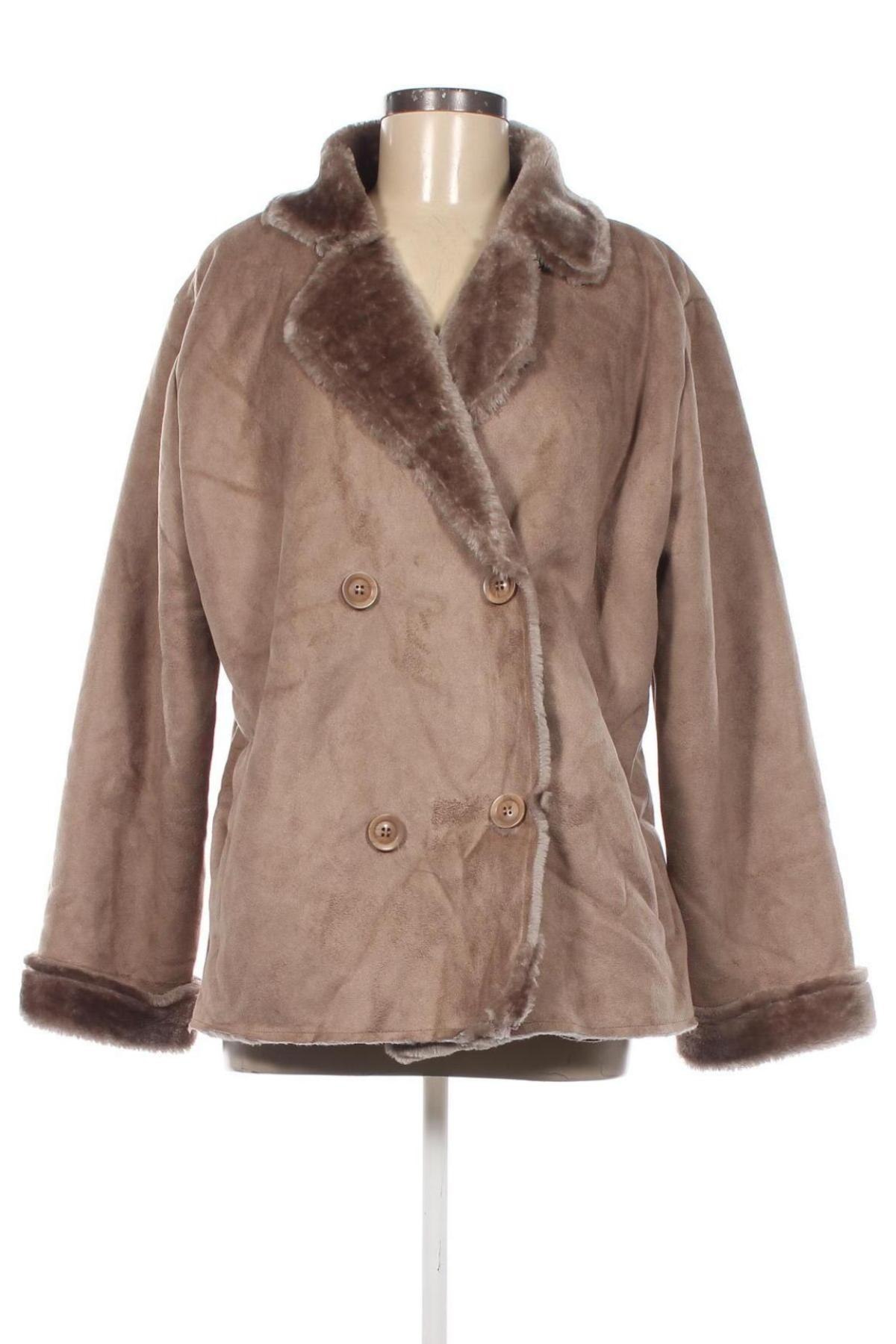 Damenmantel Atlas For Women, Größe XXL, Farbe Beige, Preis 27,99 €