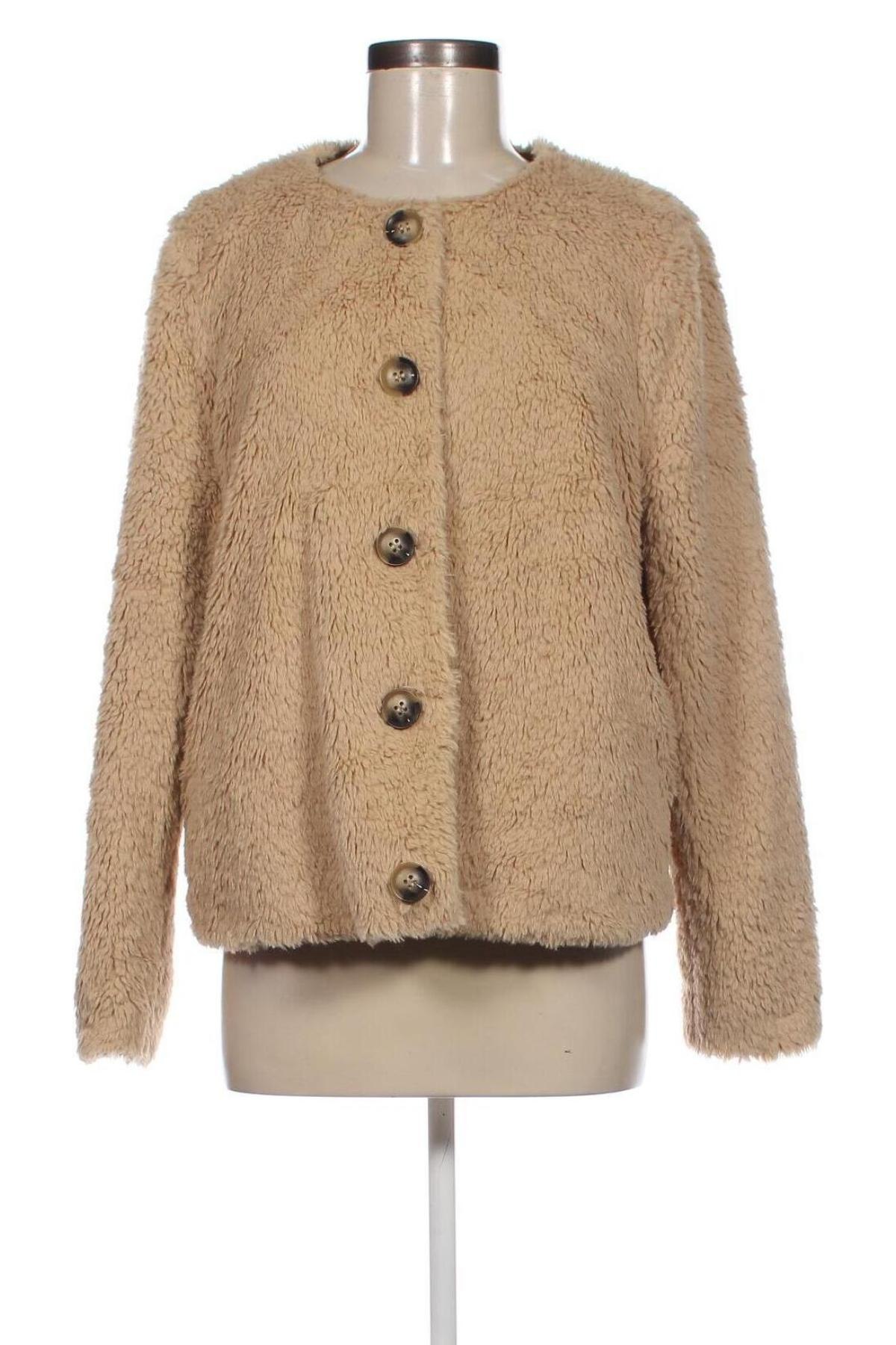 Damenmantel Vero Moda, Größe L, Farbe Beige, Preis 15,99 €