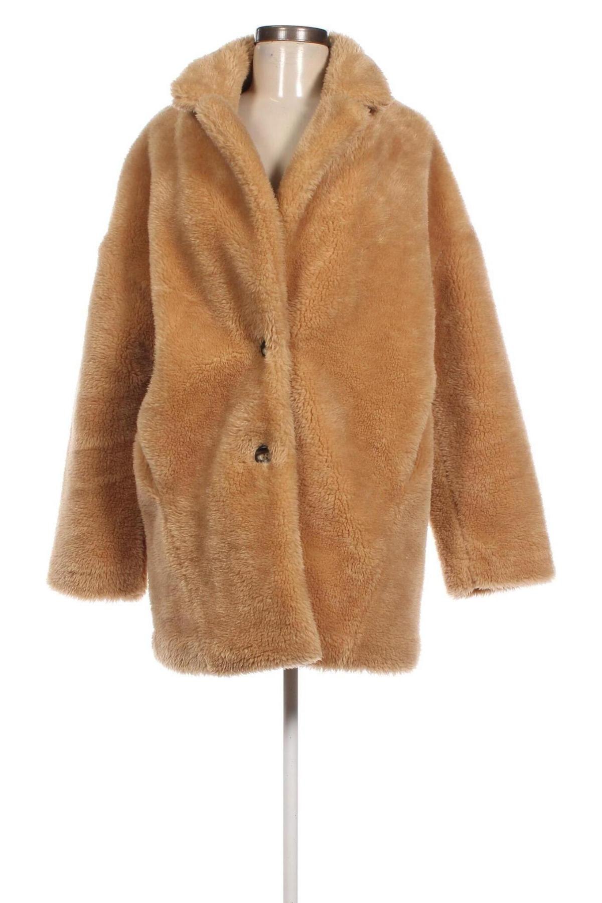 Damenmantel Zara, Größe S, Farbe Beige, Preis 34,78 €