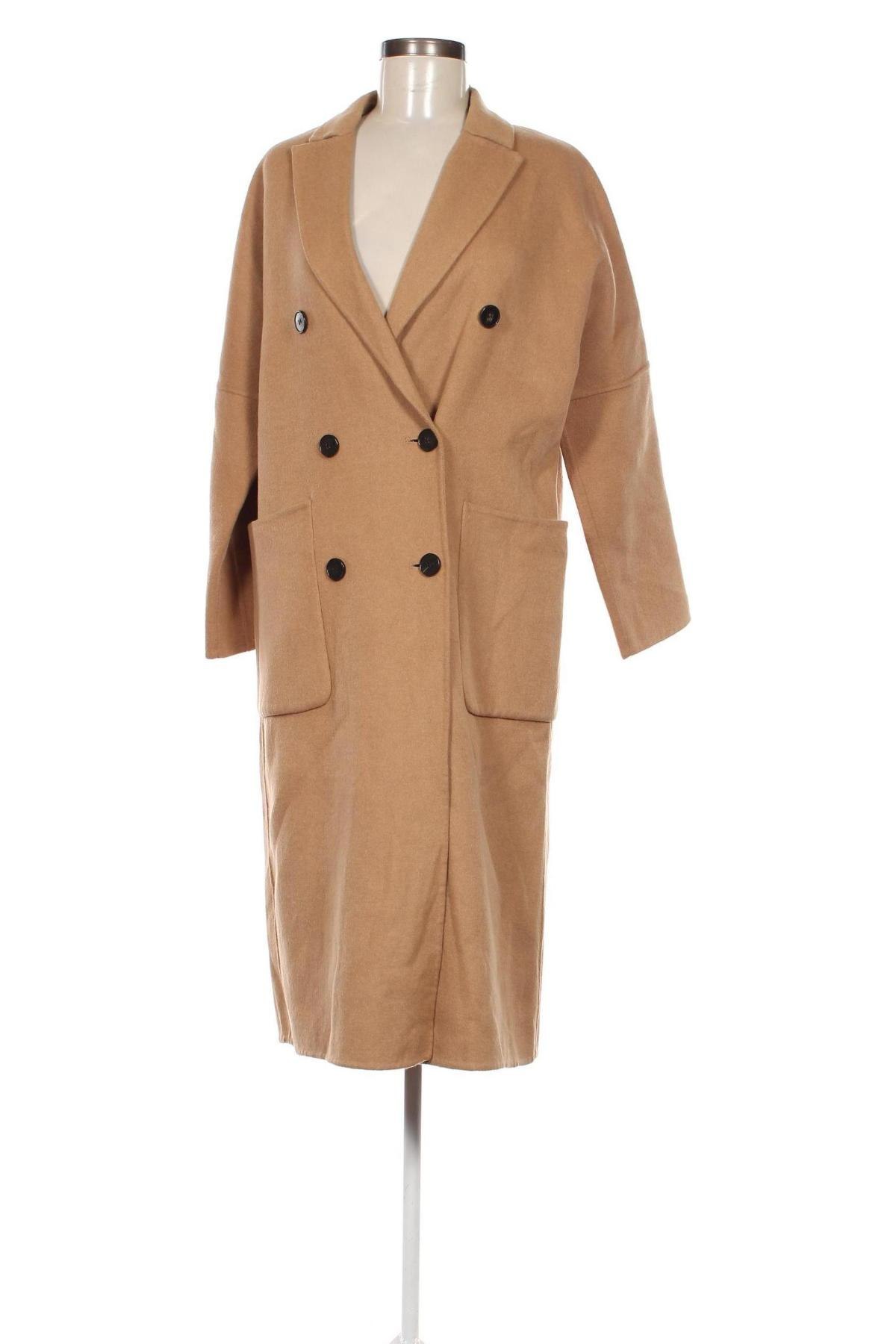 Damenmantel Zara, Größe M, Farbe Beige, Preis € 30,69