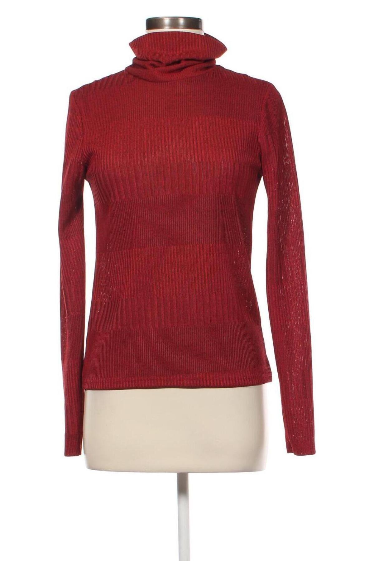 Damen Rollkragen Zara Trafaluc, Größe M, Farbe Rot, Preis 6,49 €