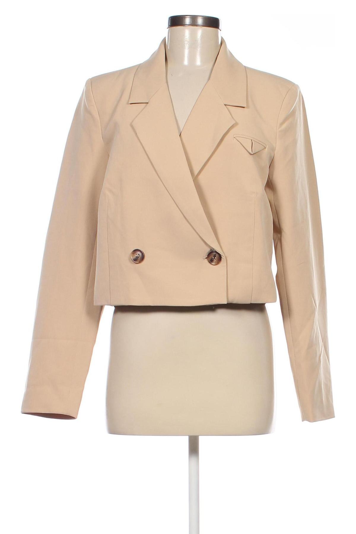 Damen Blazer Aware by Vero Moda, Größe M, Farbe Beige, Preis 18,49 €