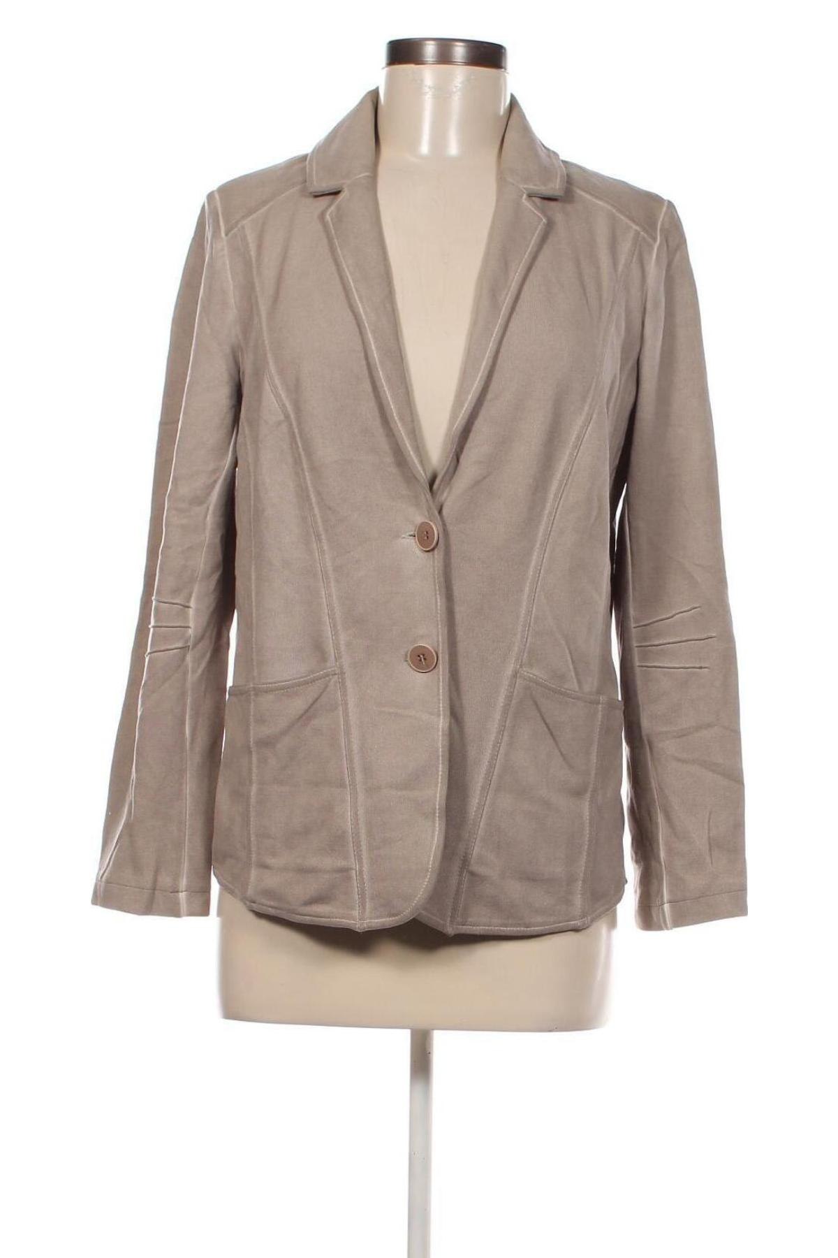 Damen Blazer Comma,, Größe L, Farbe Beige, Preis € 11,99