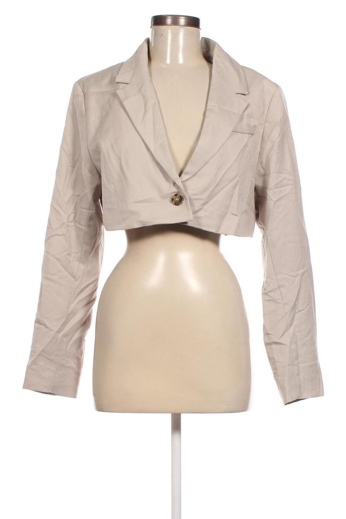 Damen Blazer H&M Divided, Größe M, Farbe Beige, Preis € 8,49