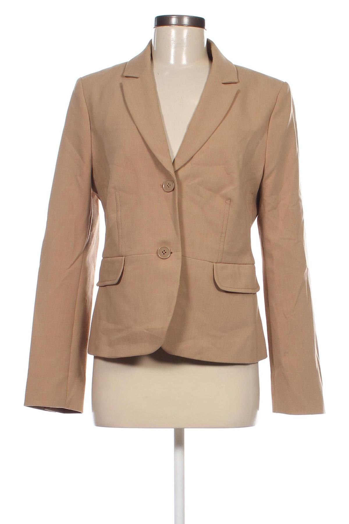 Damen Blazer Hallhuber, Größe L, Farbe Beige, Preis 3,99 €