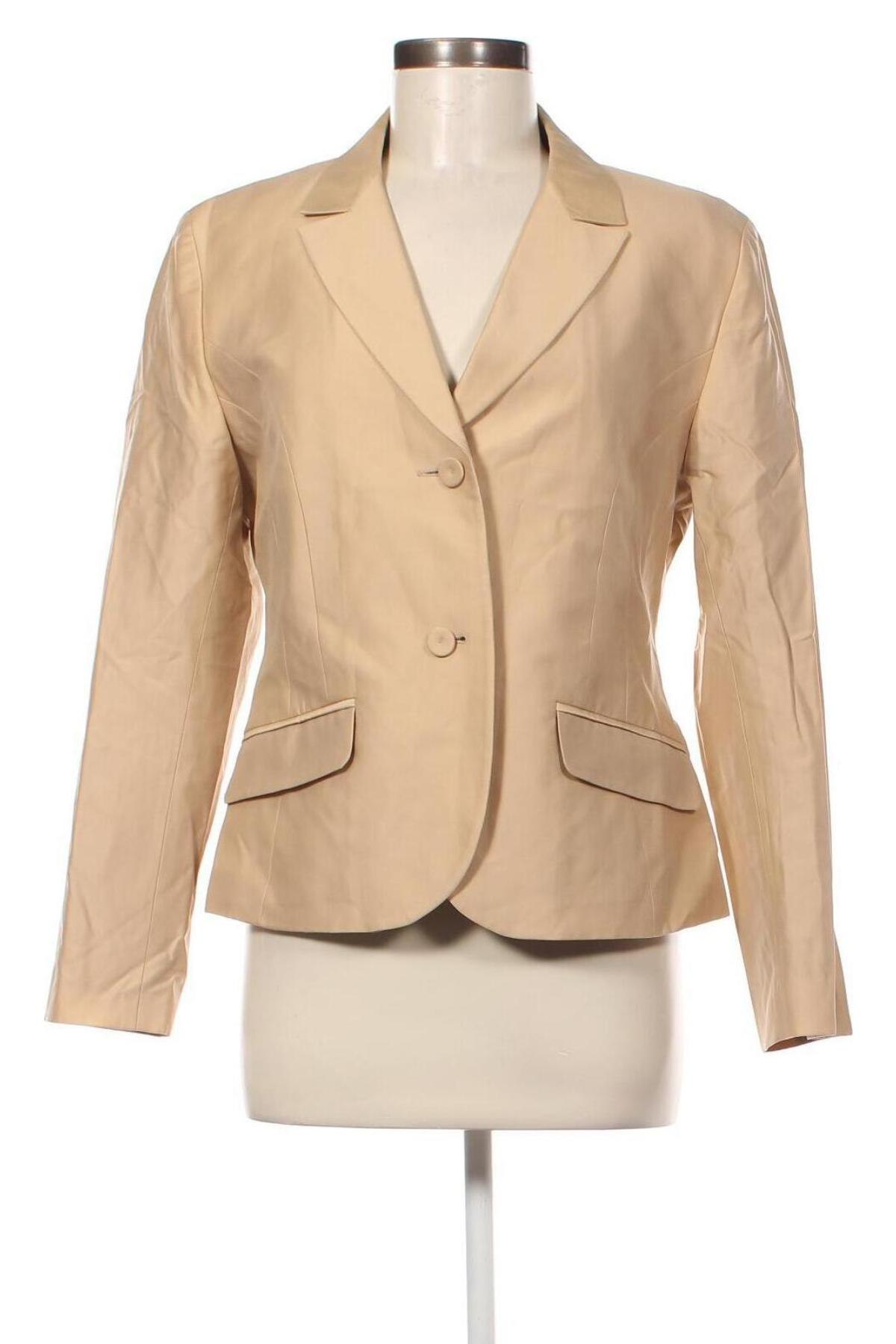 Damen Blazer Marks & Spencer, Größe L, Farbe Beige, Preis 24,55 €