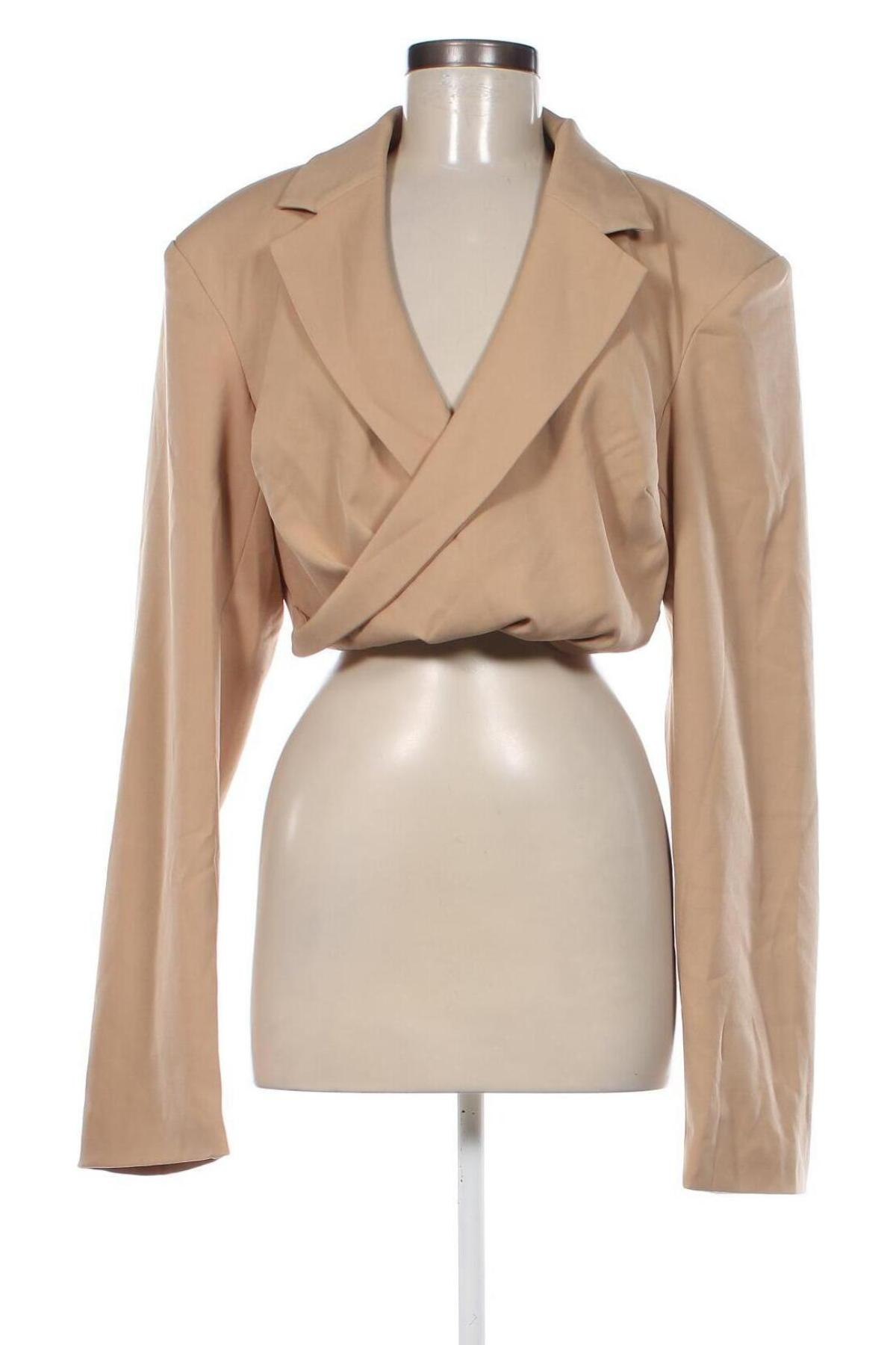 Damen Blazer Misspap, Größe L, Farbe Beige, Preis 22,99 €