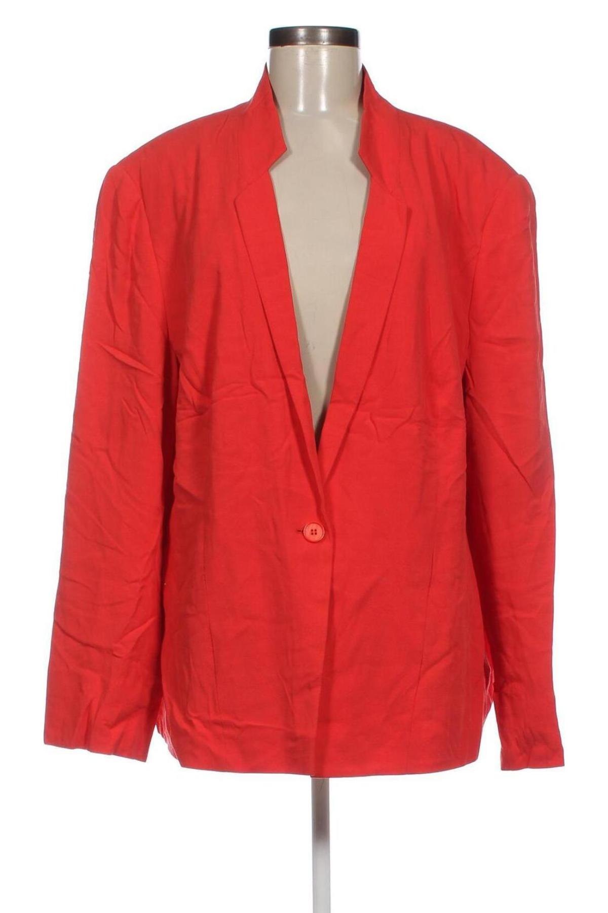 Damen Blazer Ulla Popken, Größe XXL, Farbe Orange, Preis € 14,99