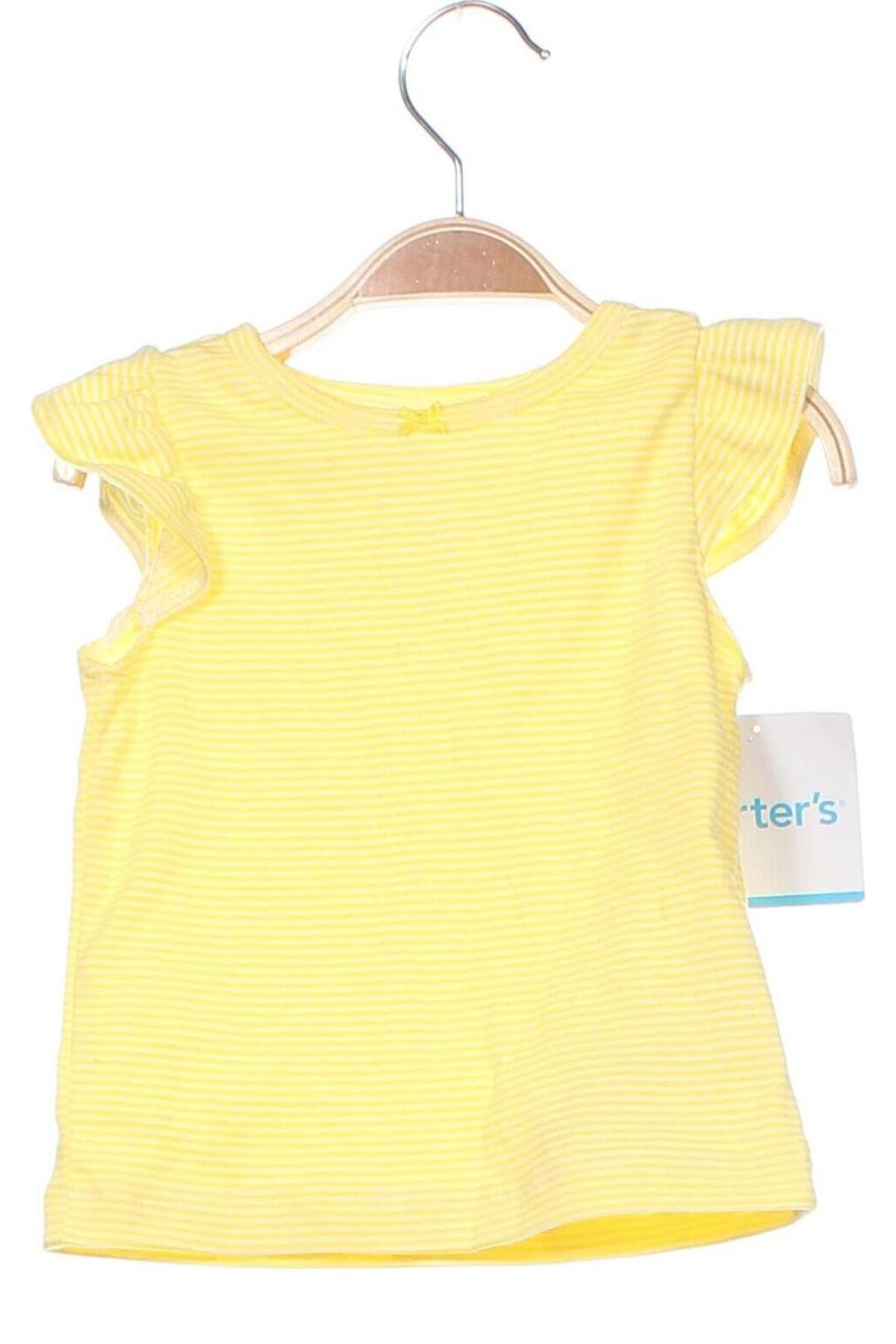 Kinder Shirt Carter's, Größe 6-9m/ 68-74 cm, Farbe Gelb, Preis 4,49 €