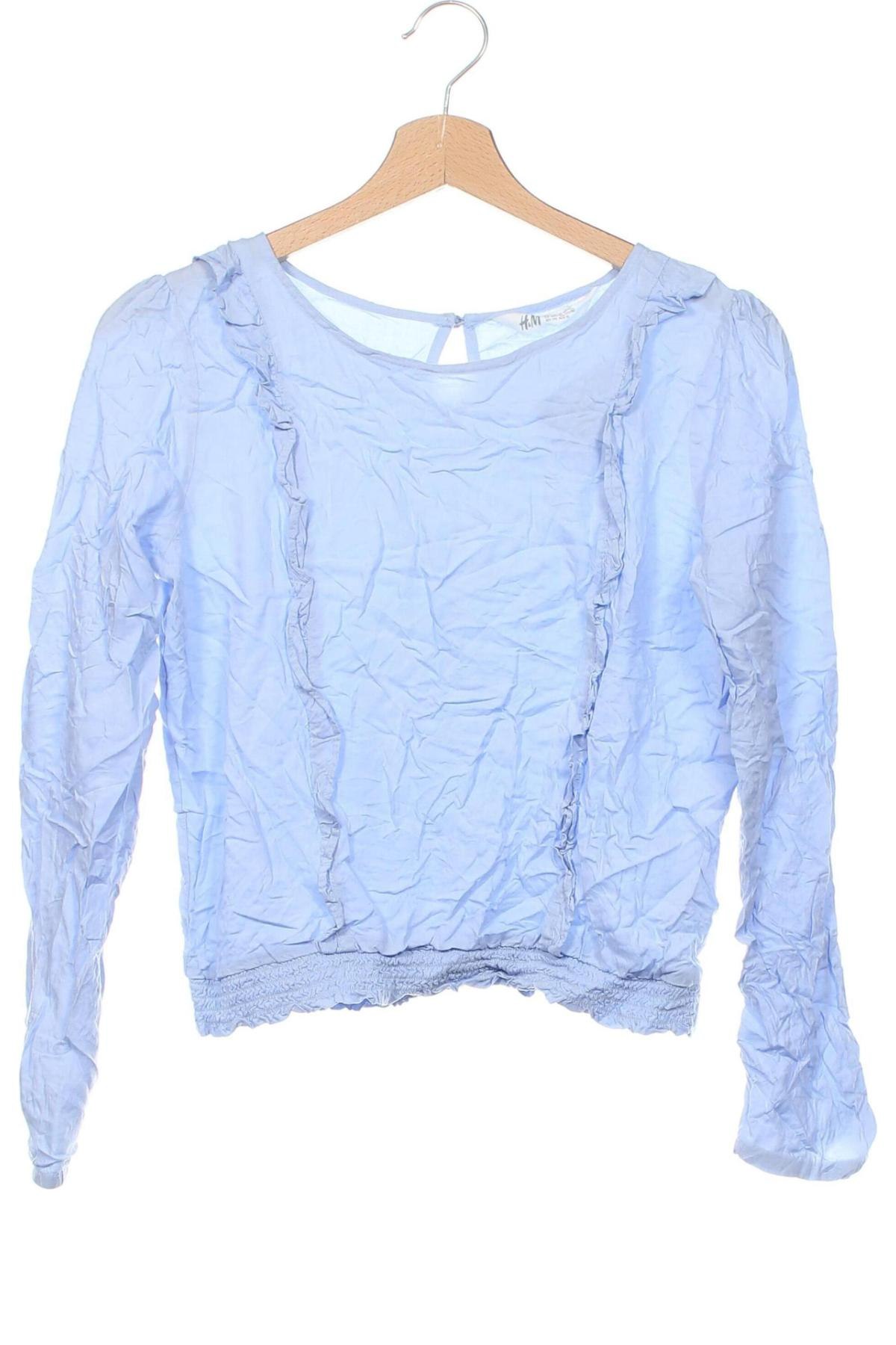 Kinder Shirt H&M, Größe 14-15y/ 168-170 cm, Farbe Blau, Preis € 3,99