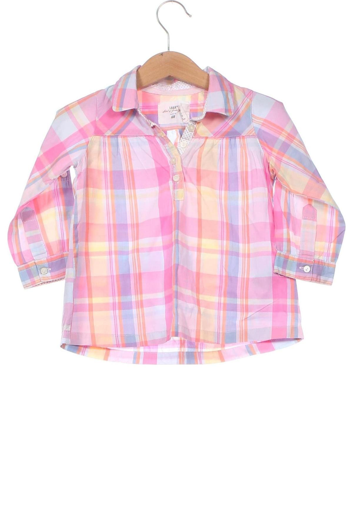 Kinder Shirt H&M L.O.G.G., Größe 9-12m/ 74-80 cm, Farbe Mehrfarbig, Preis 6,14 €