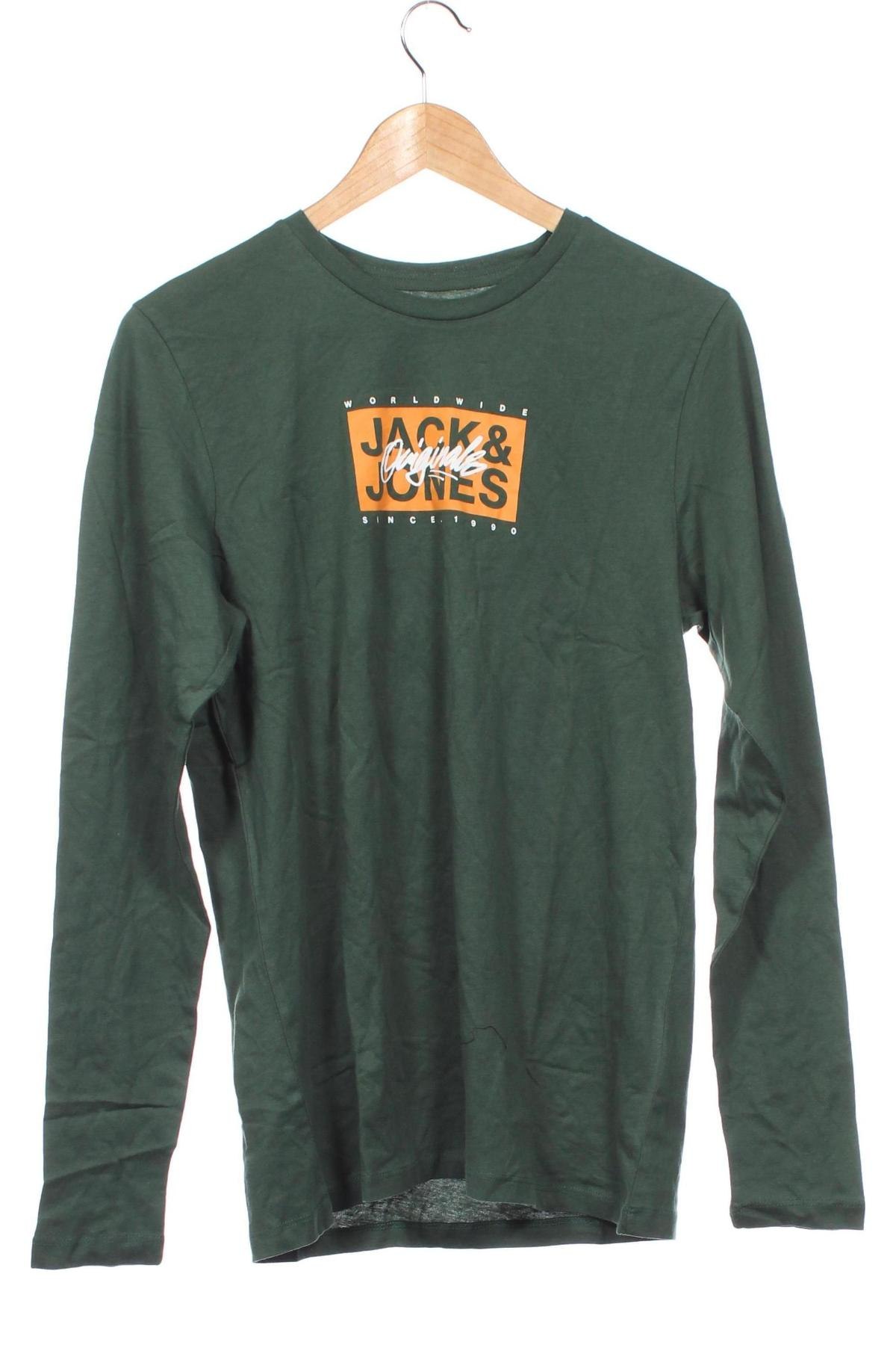 Детска блуза Jack & Jones, Размер 15-18y/ 170-176 см, Цвят Зелен, Цена 51,29 лв.