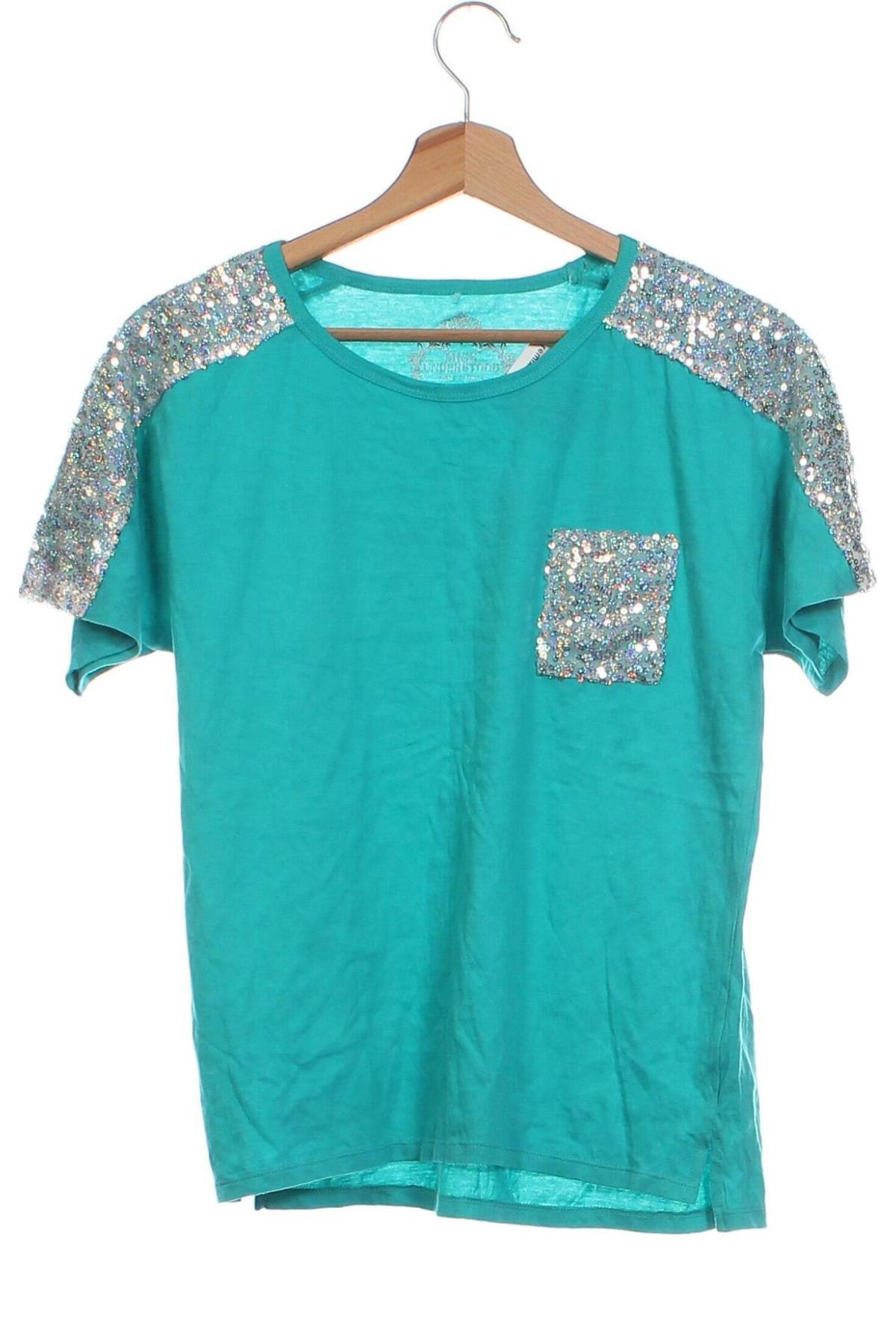 Kinder Shirt Miss Understood, Größe 13-14y/ 164-168 cm, Farbe Blau, Preis € 2,79